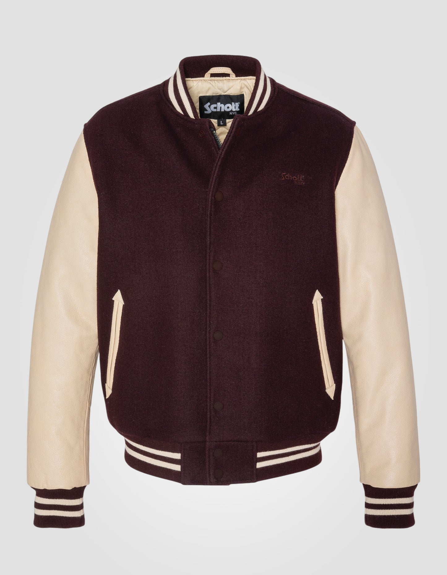 Blouson teddy, cuir de vachette