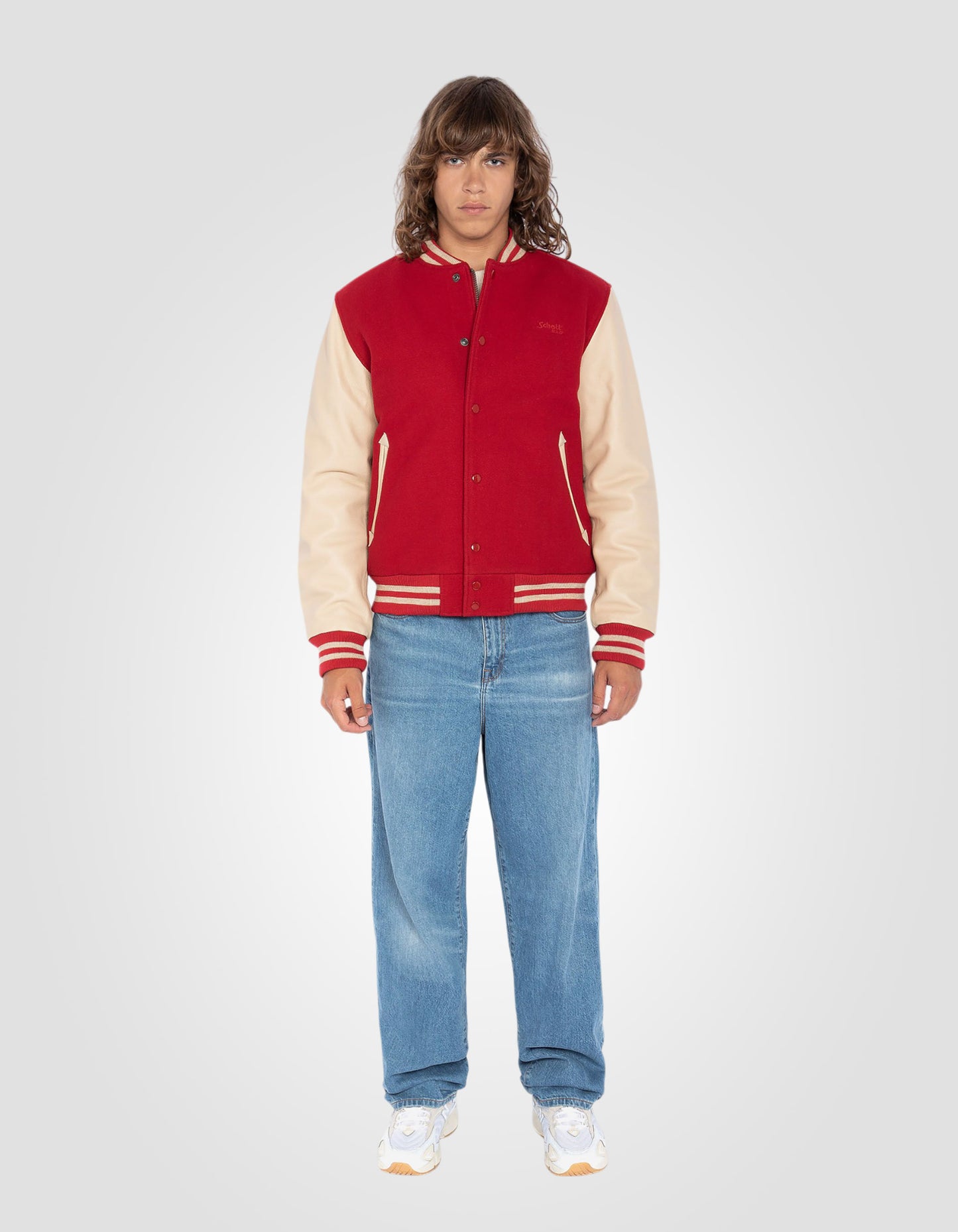 Blouson teddy, cuir de vachette