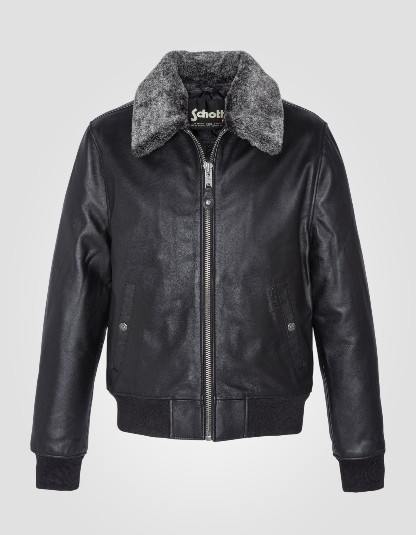 Blouson pilote, cuir de vachette