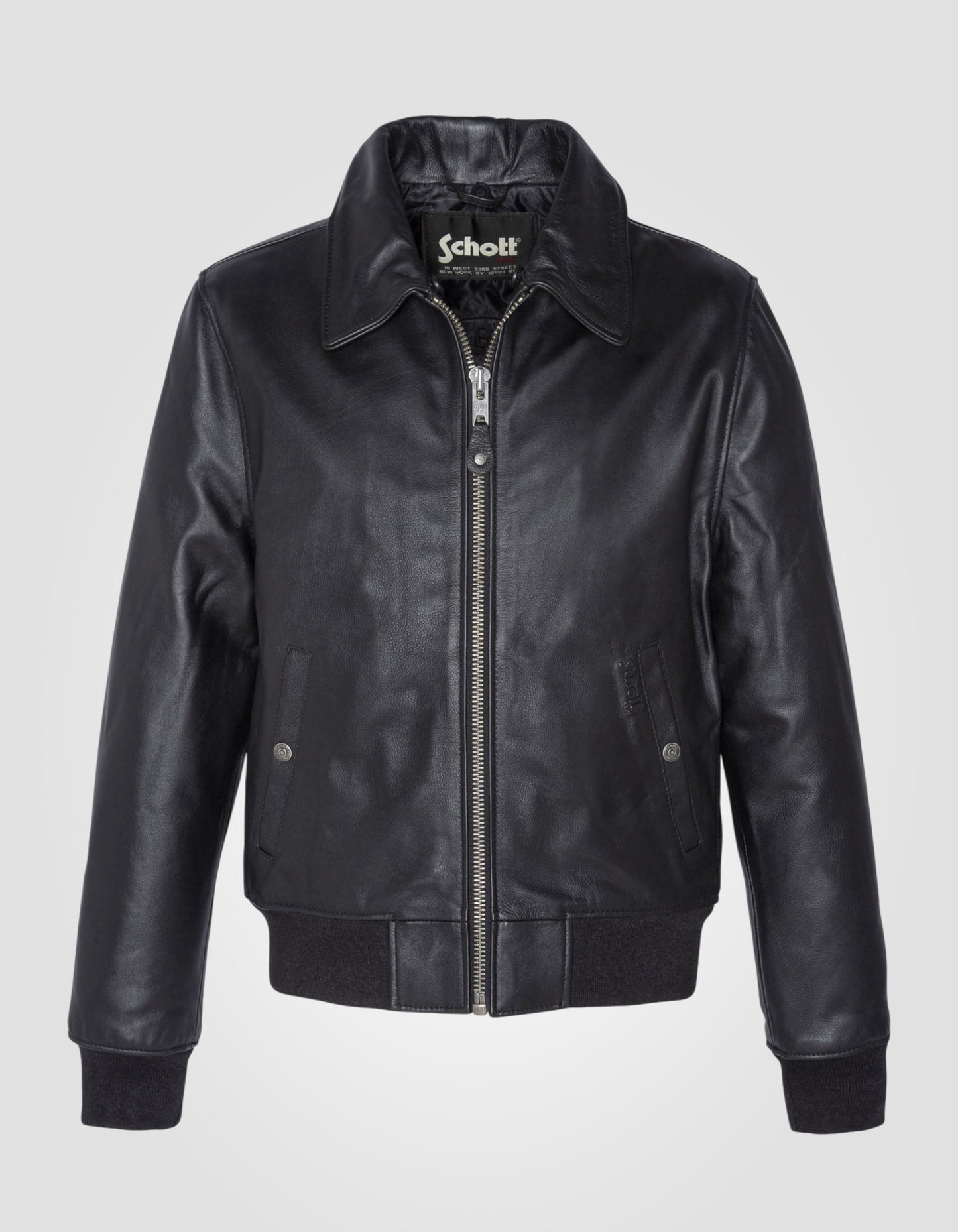 Blouson pilote, cuir de vachette