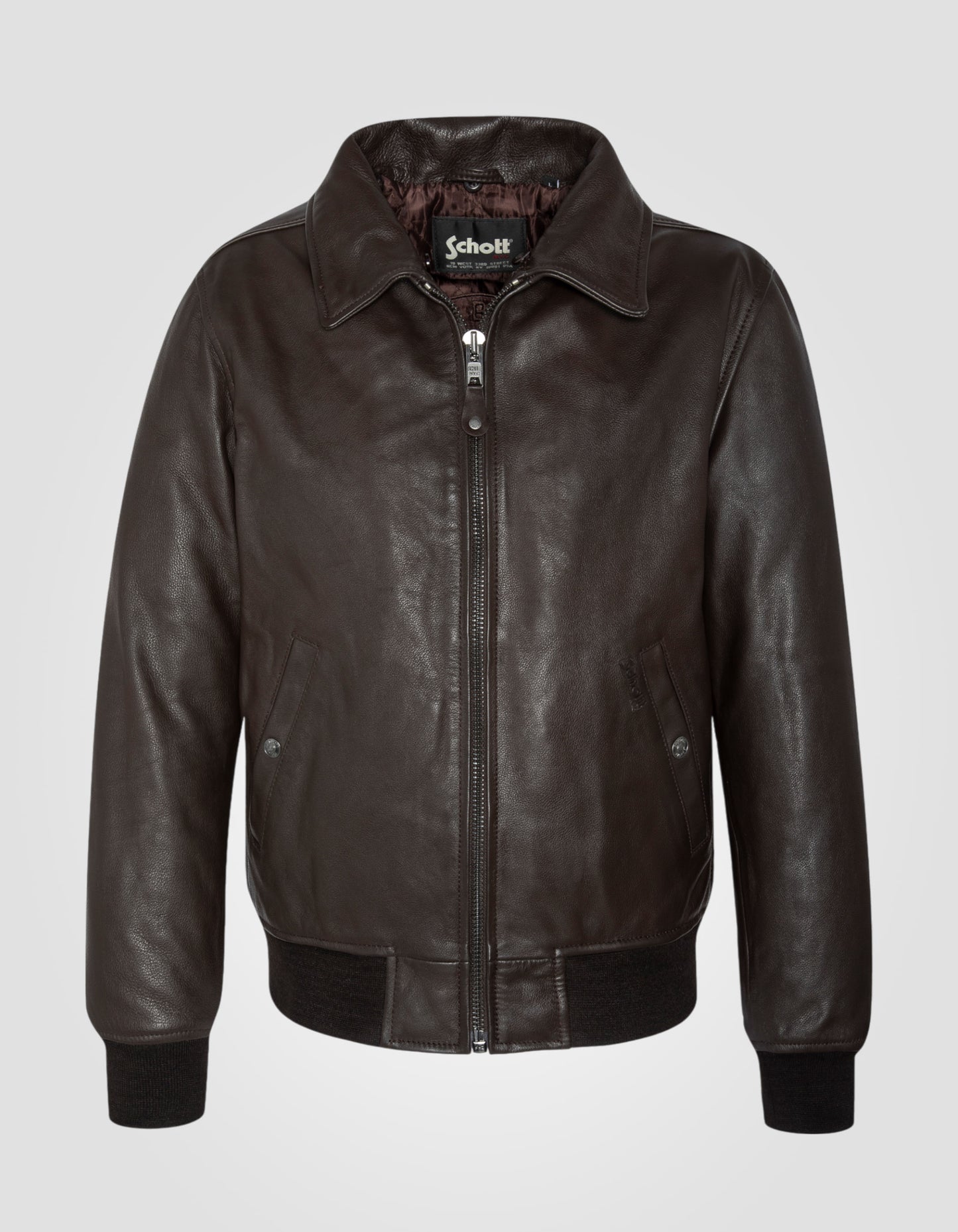 Blouson pilote, cuir de vachette, Grande taille