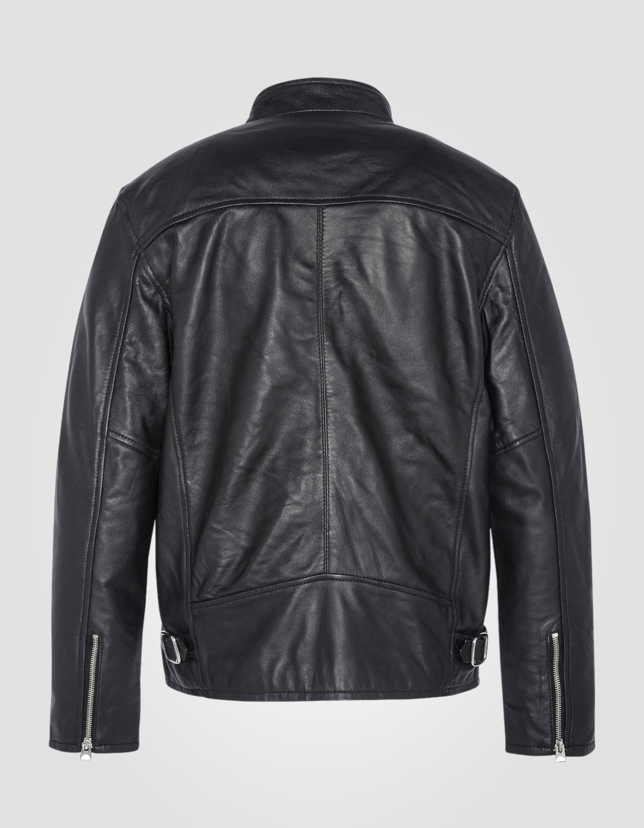 Classic café racer jacket, lambskin leather-7