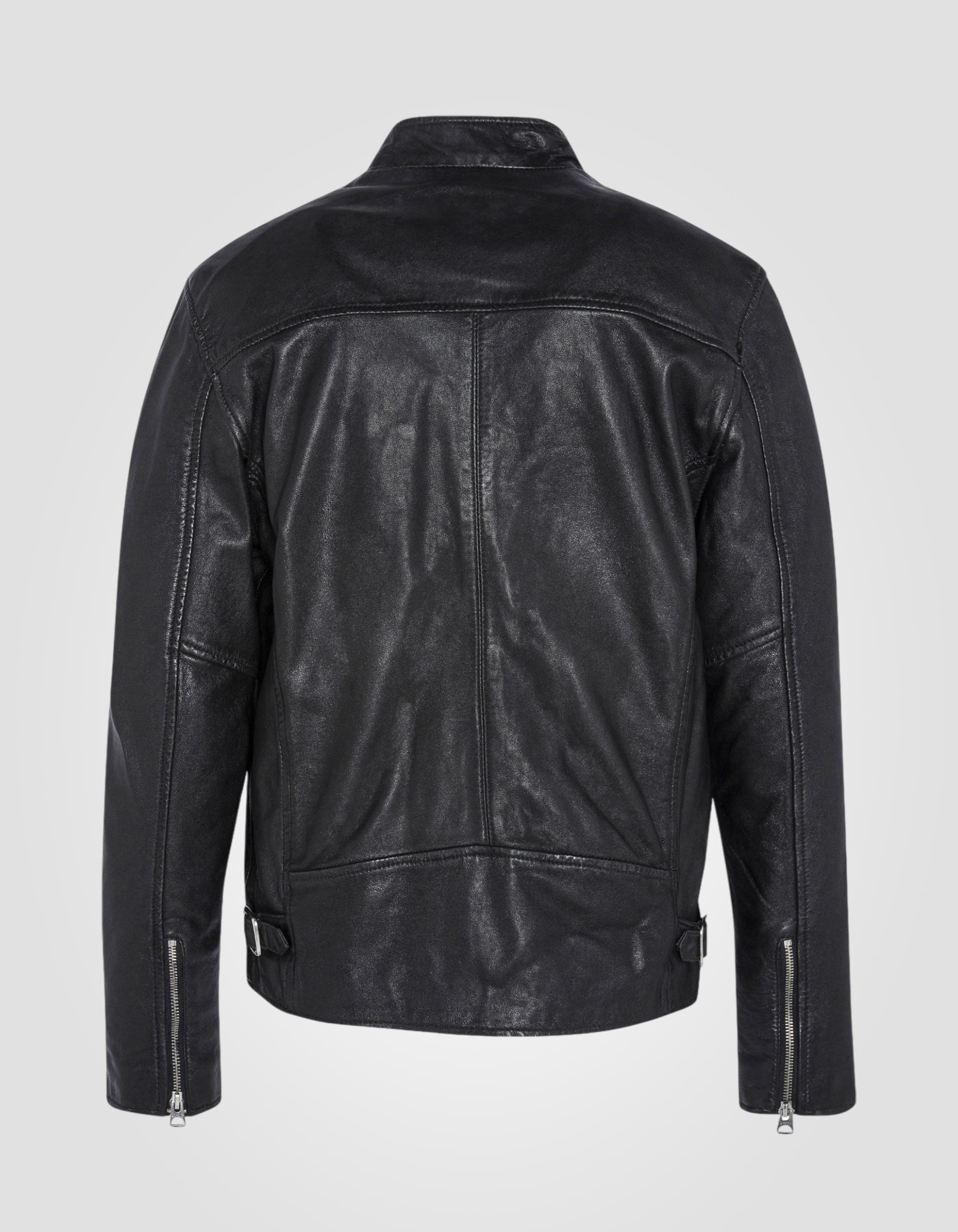 Iconic café racer jacket, lambskin leather-2