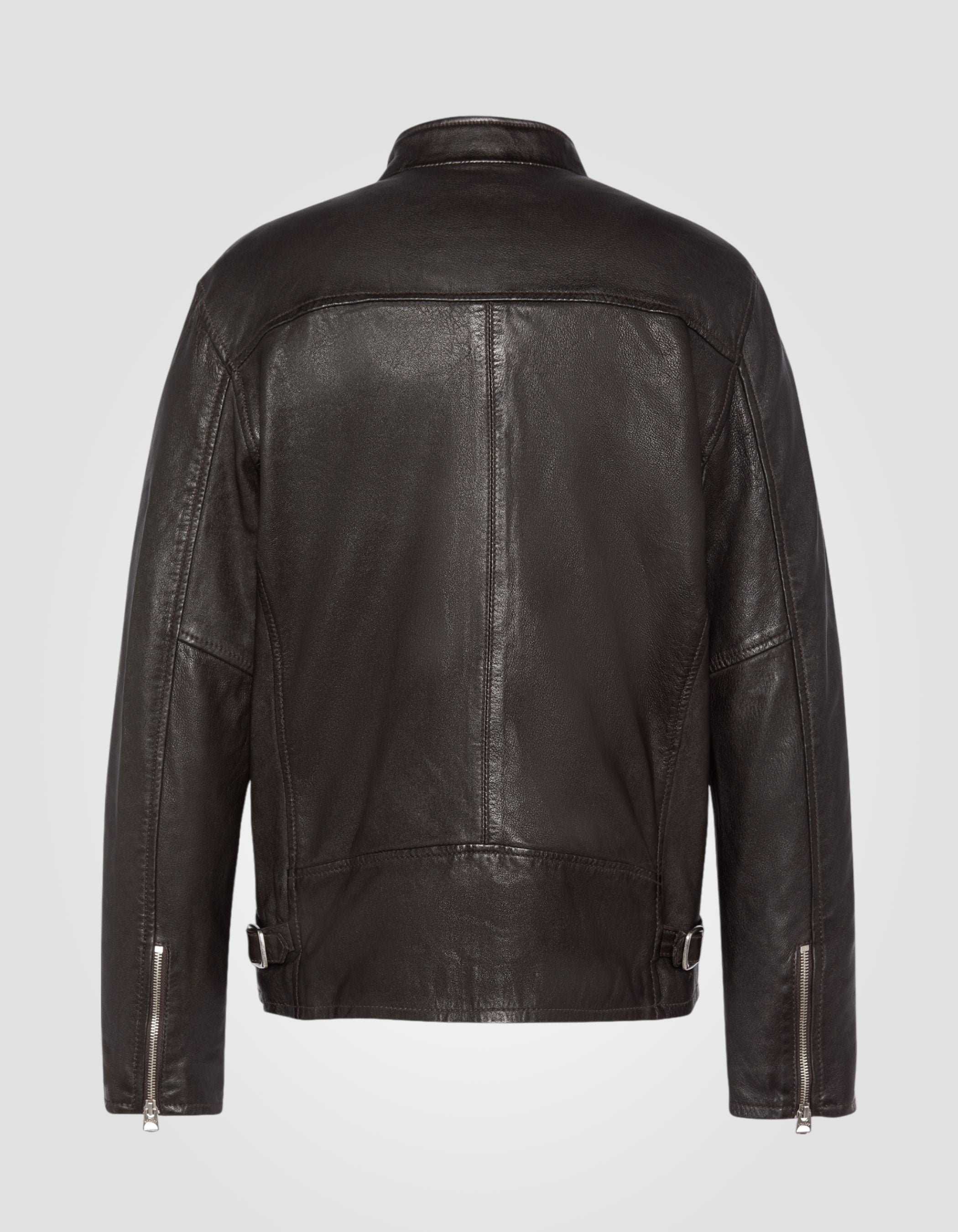 Iconic café racer jacket, lambskin leather-2