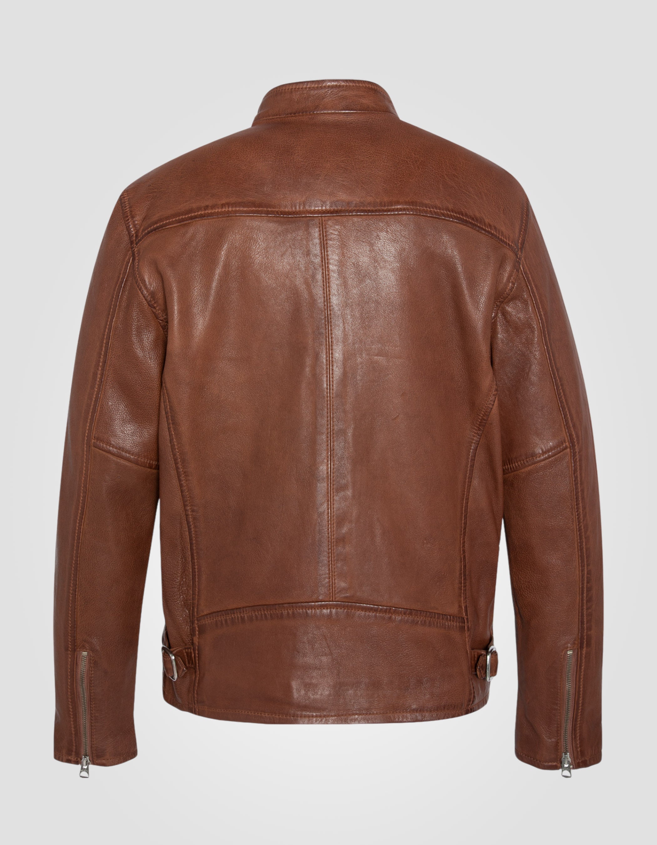 Iconic café racer jacket, lambskin leather-8