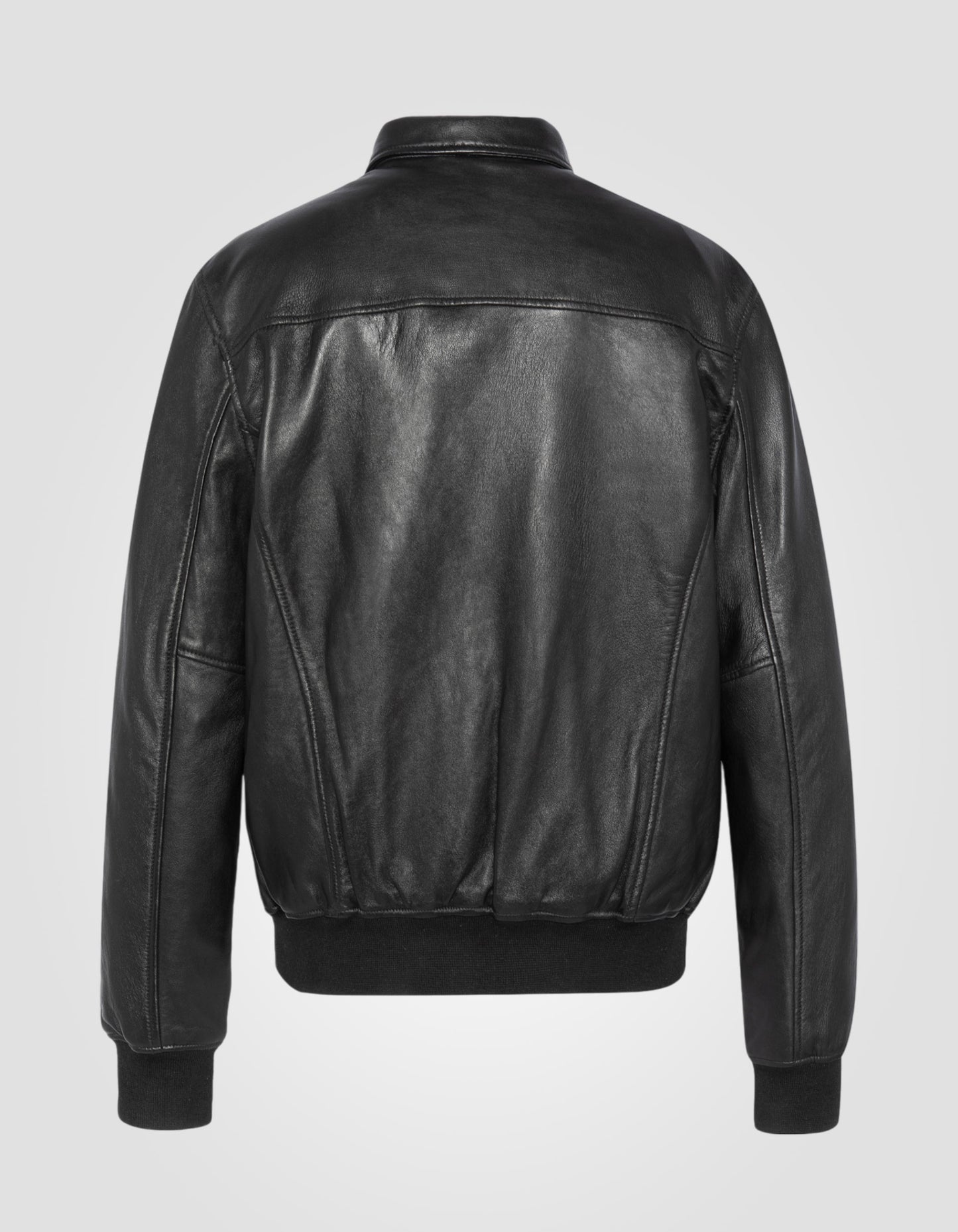 Blouson aviateur, cuir d'agneau