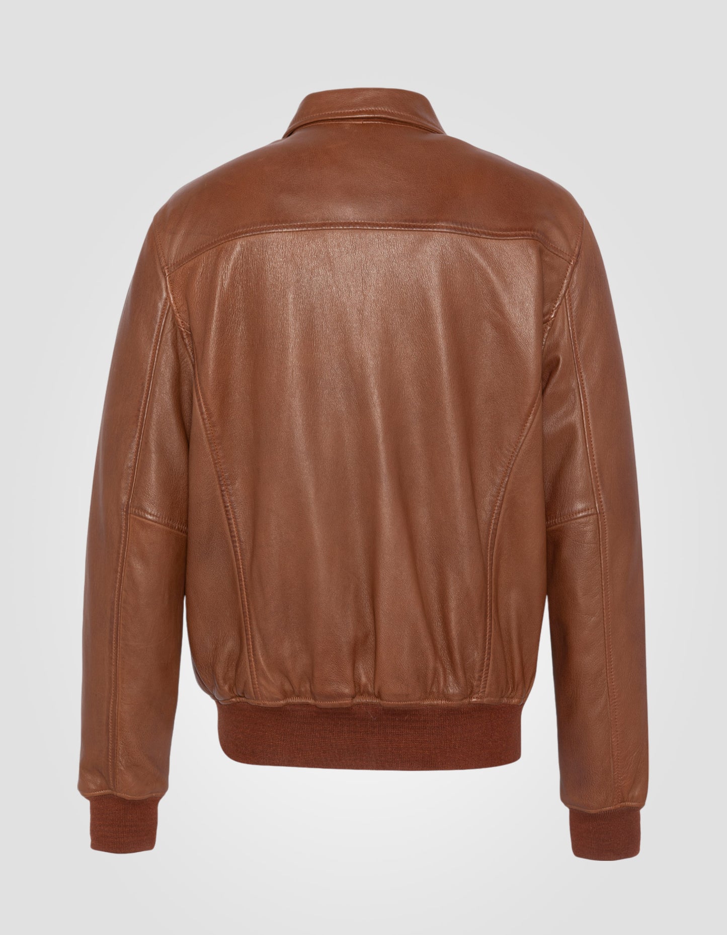 Blouson aviateur, cuir d'agneau