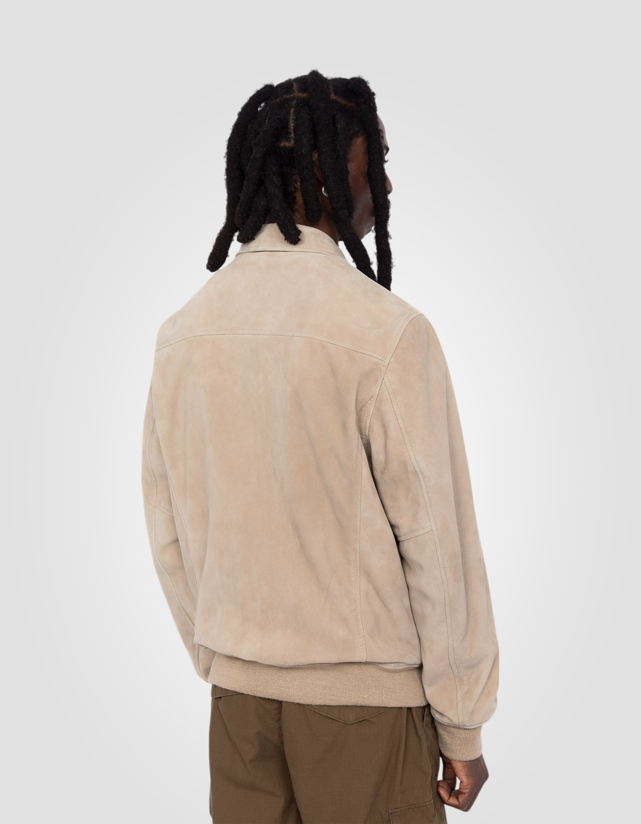 Aviator jacket, goat suede-6