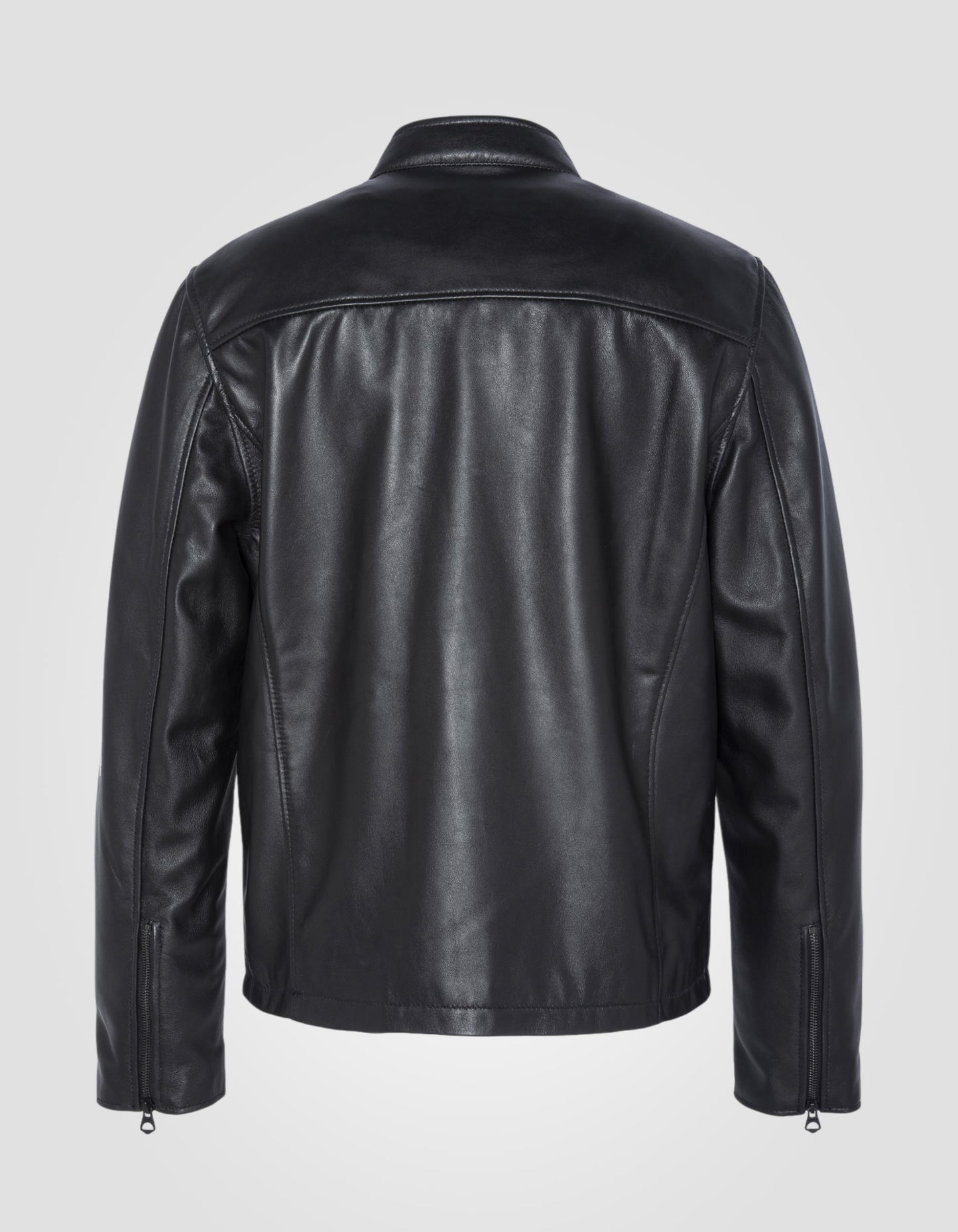 Biker jacket, lambskin leather