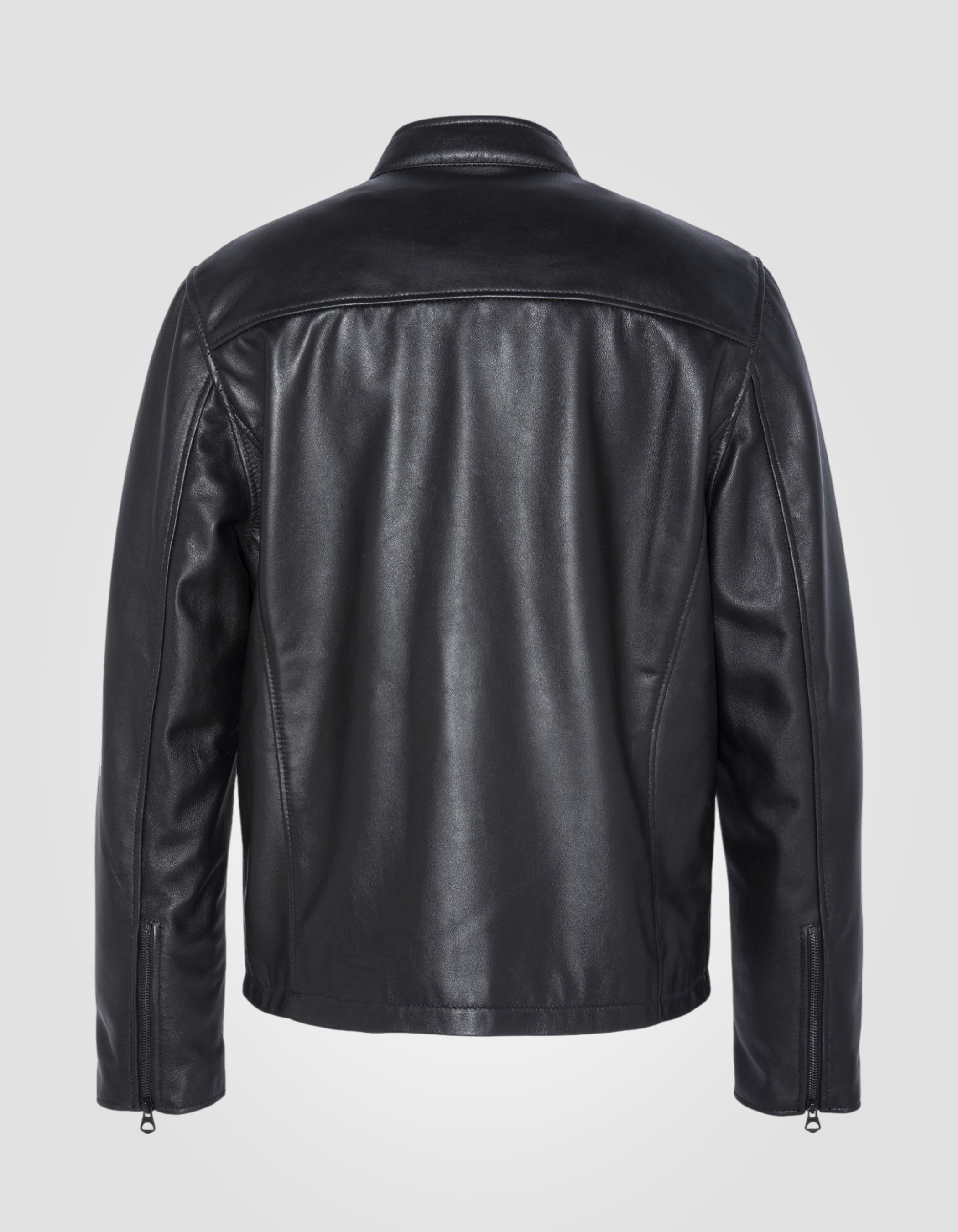 Biker jacket, lambskin leather-8