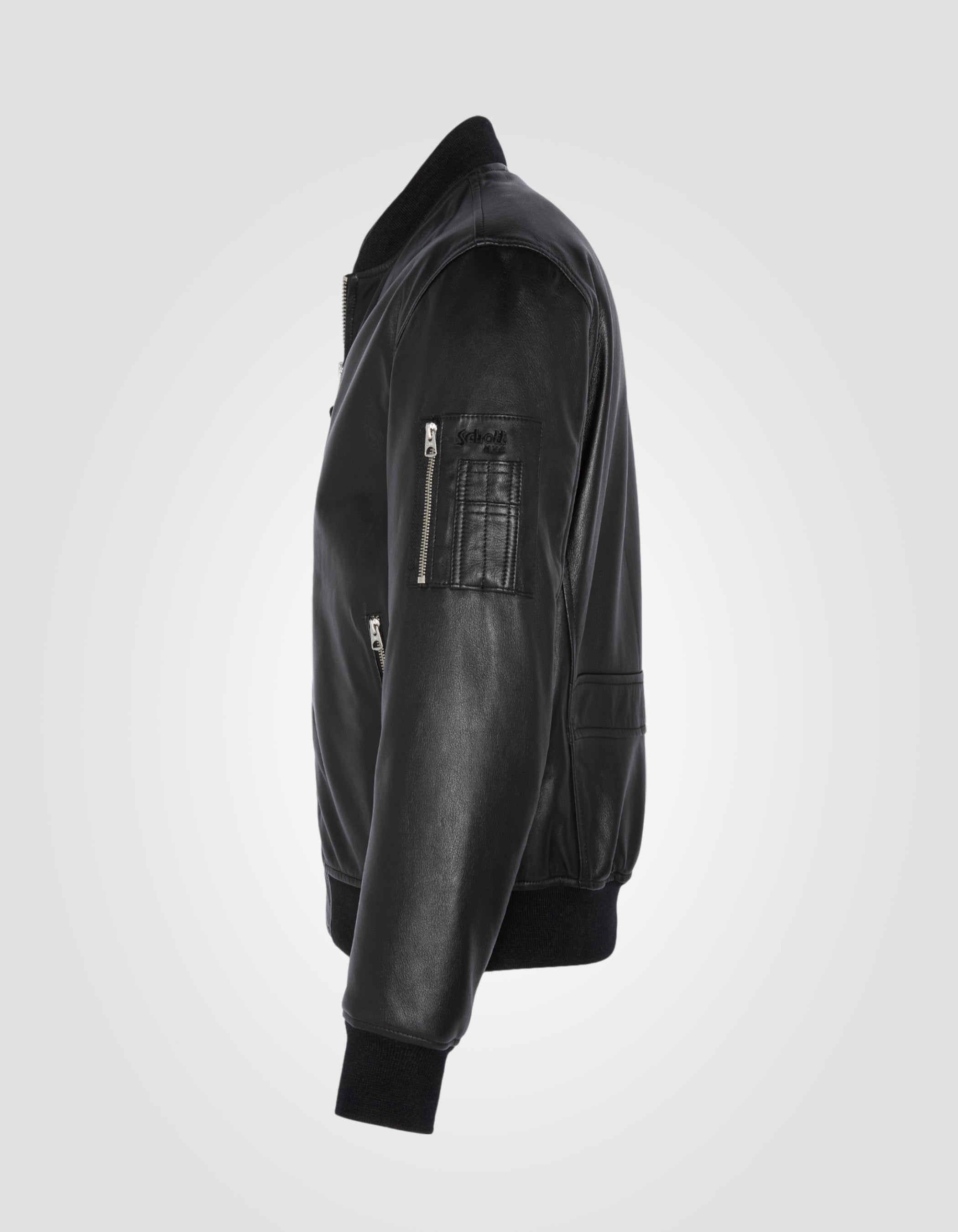 MA-1 bomber jacket, lambskin leather-7