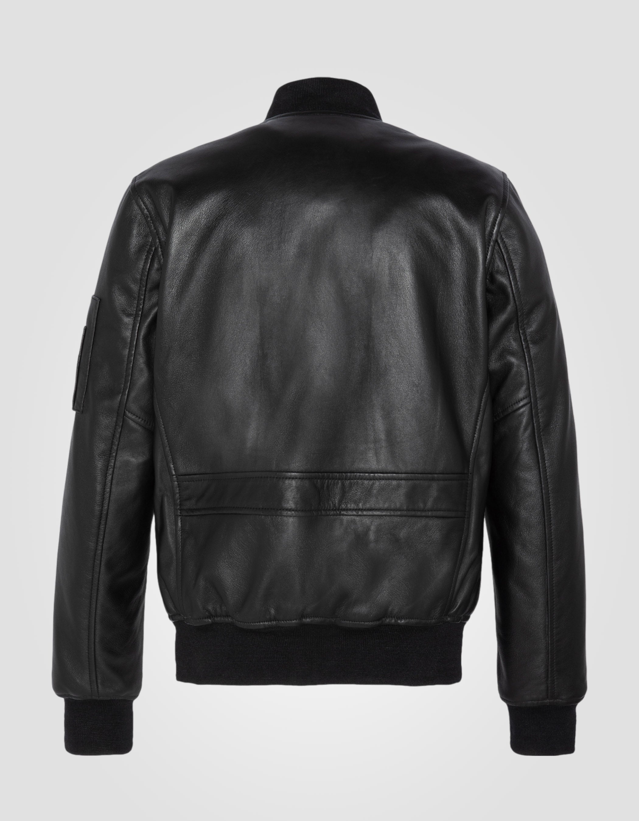 MA-1 bomber jacket, lambskin leather-8