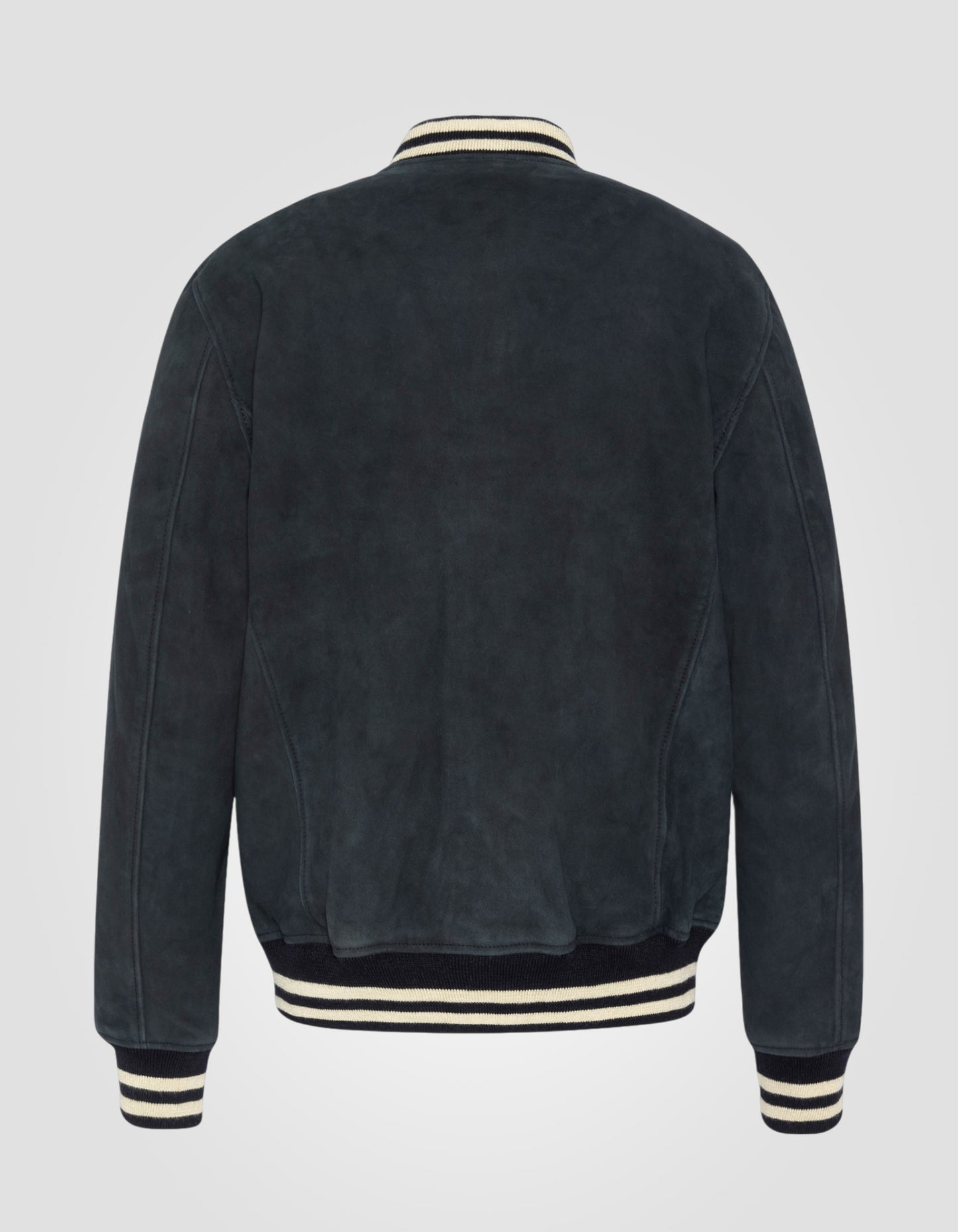 Blouson varsity, chèvre velours