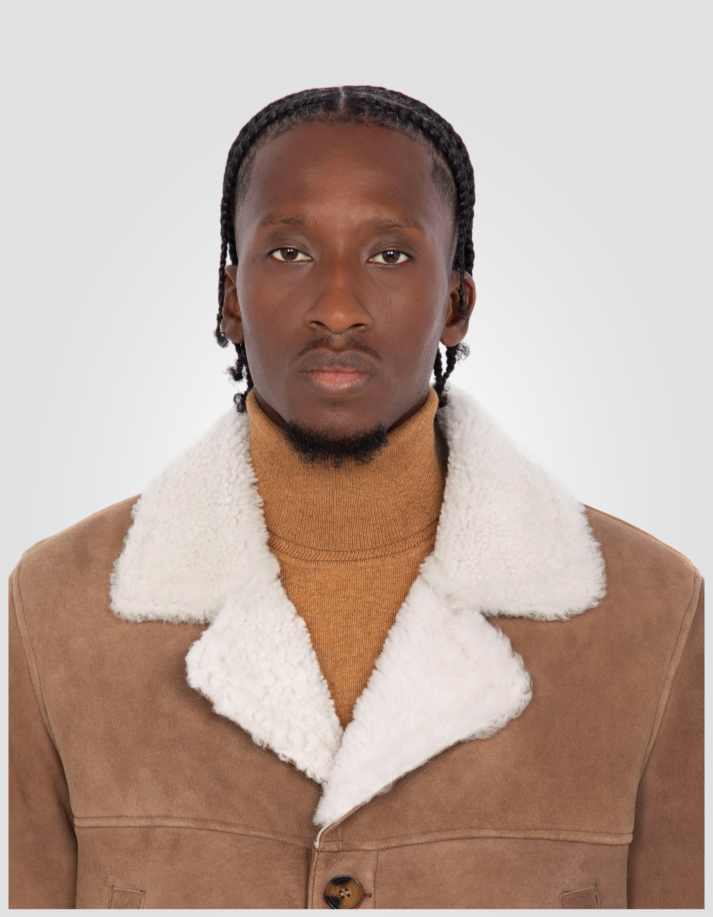 Blouson rancher, cuir de mouton