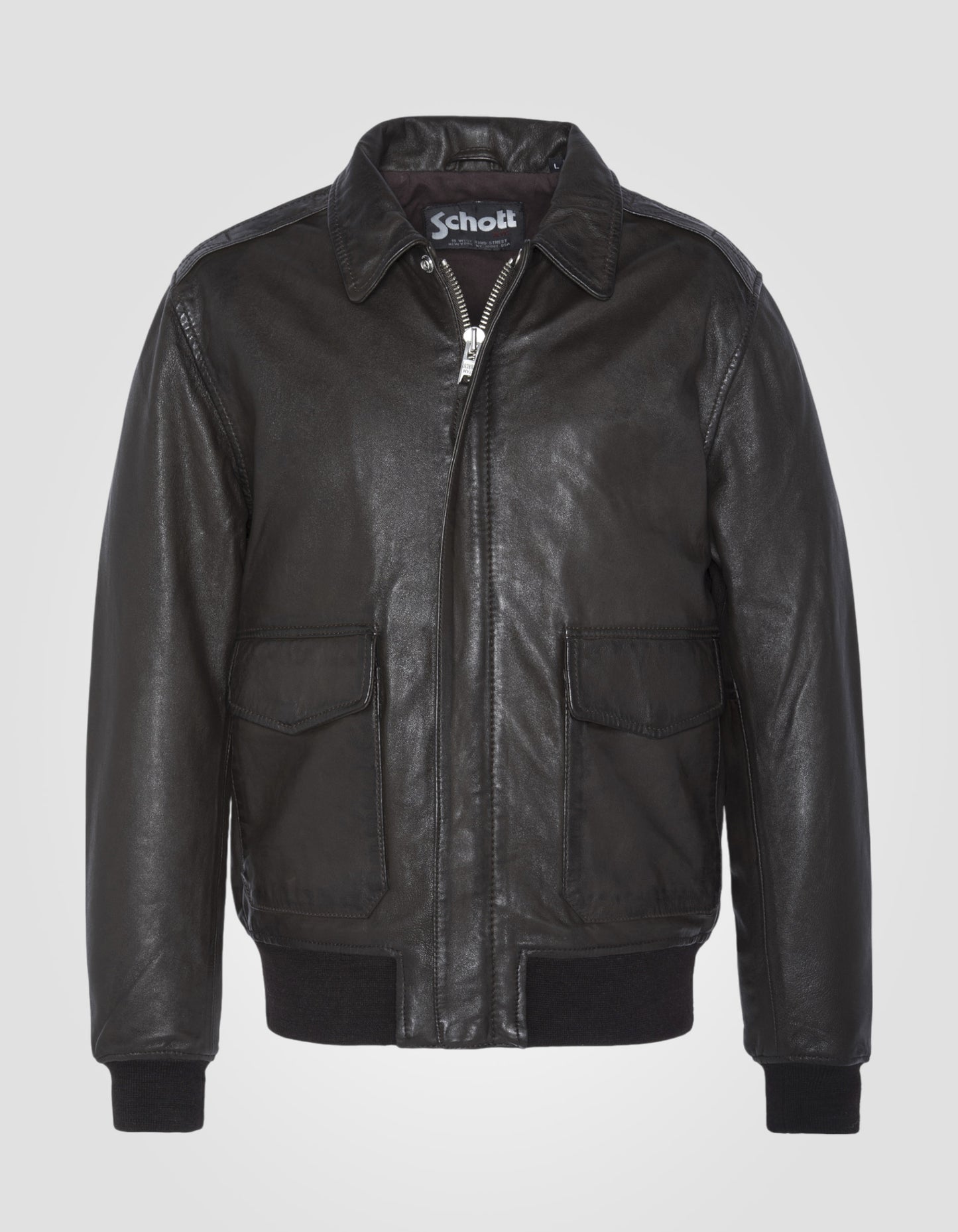 Blouson pilote, cuir d'agneau