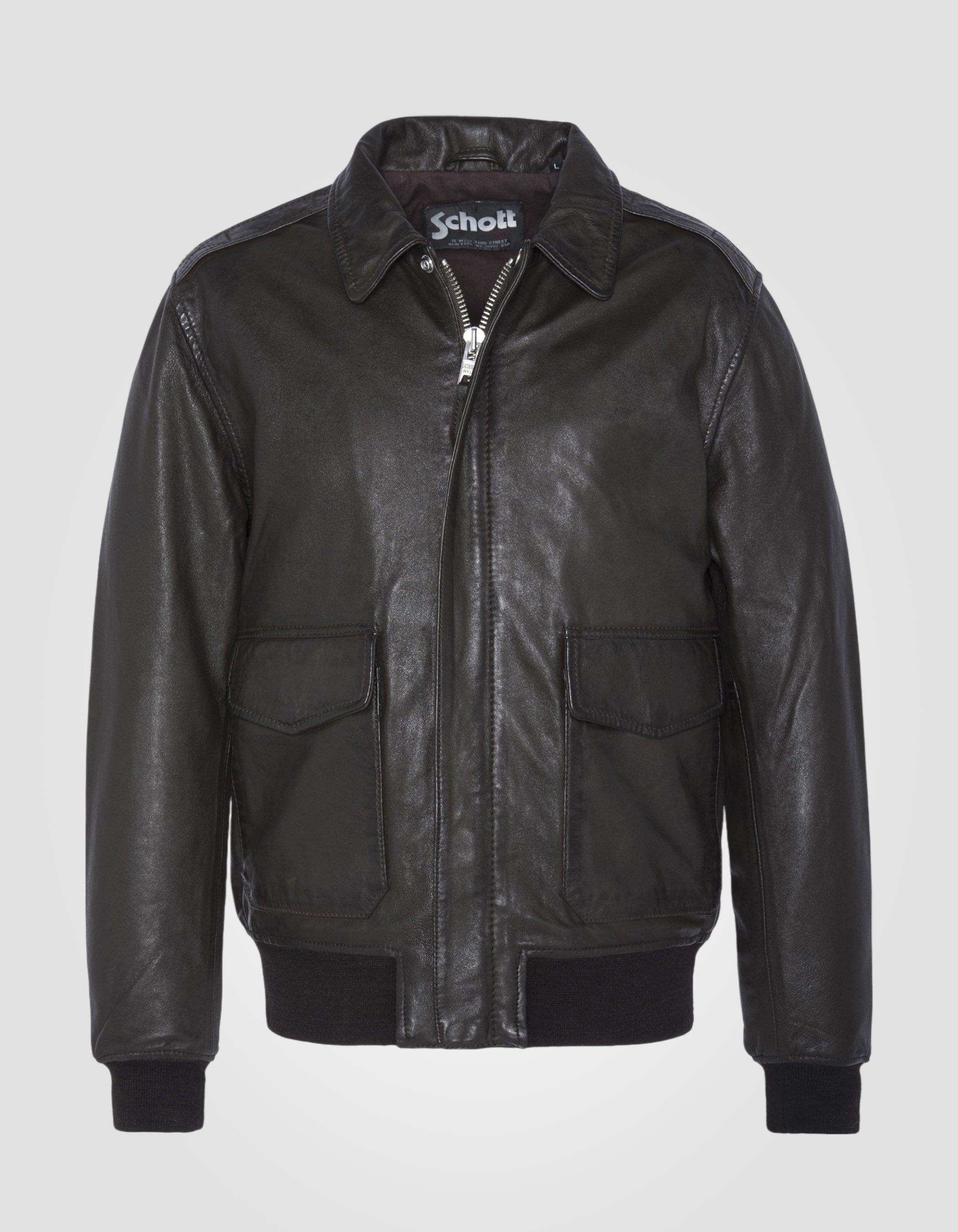 Flight jacket, lambskin leather-2