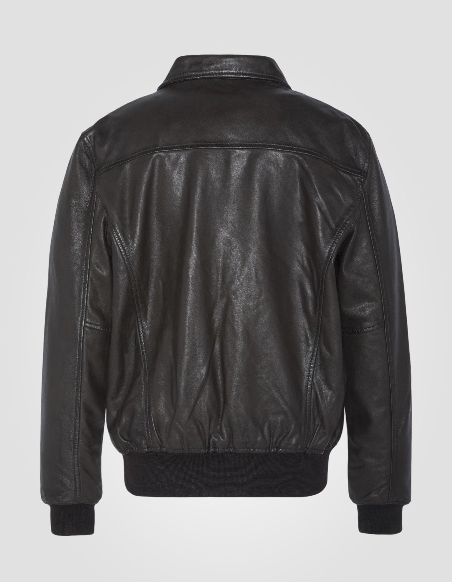 Blouson pilote, cuir d'agneau