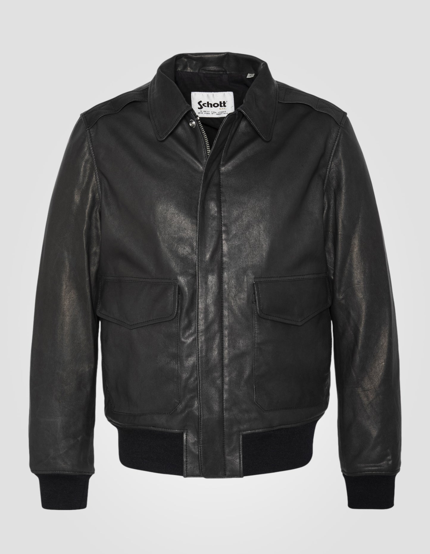 Blouson pilote A2, cuir de chèvre