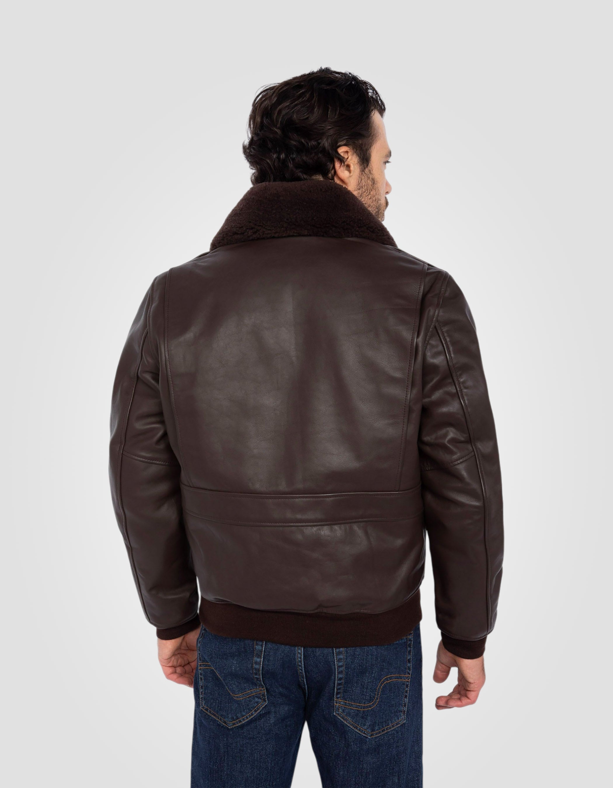 Flight jacket type A-2, cowhide leather-6