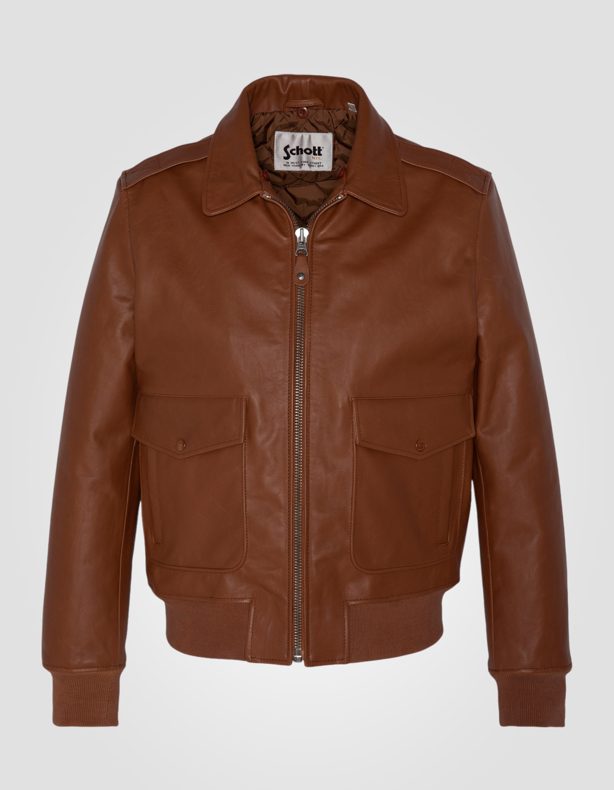 Flight jacket type A-2, cowhide leather-3