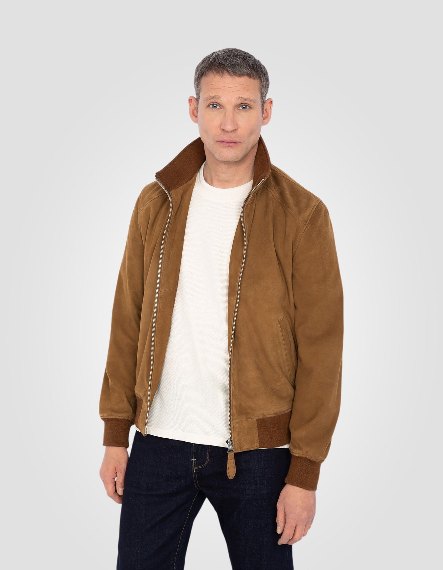 Blouson rétro, cuir de chèvre