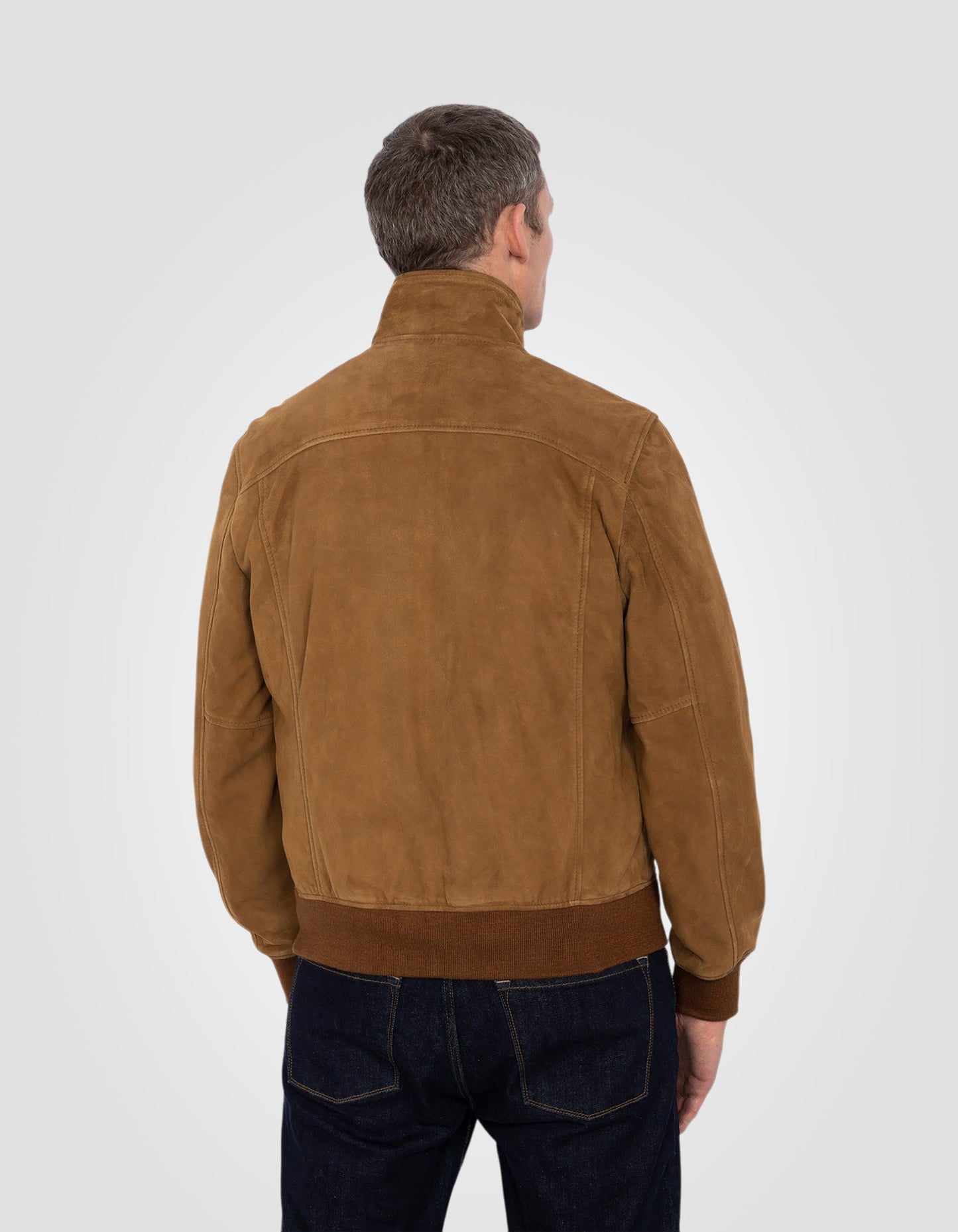 Blouson rétro, cuir de chèvre