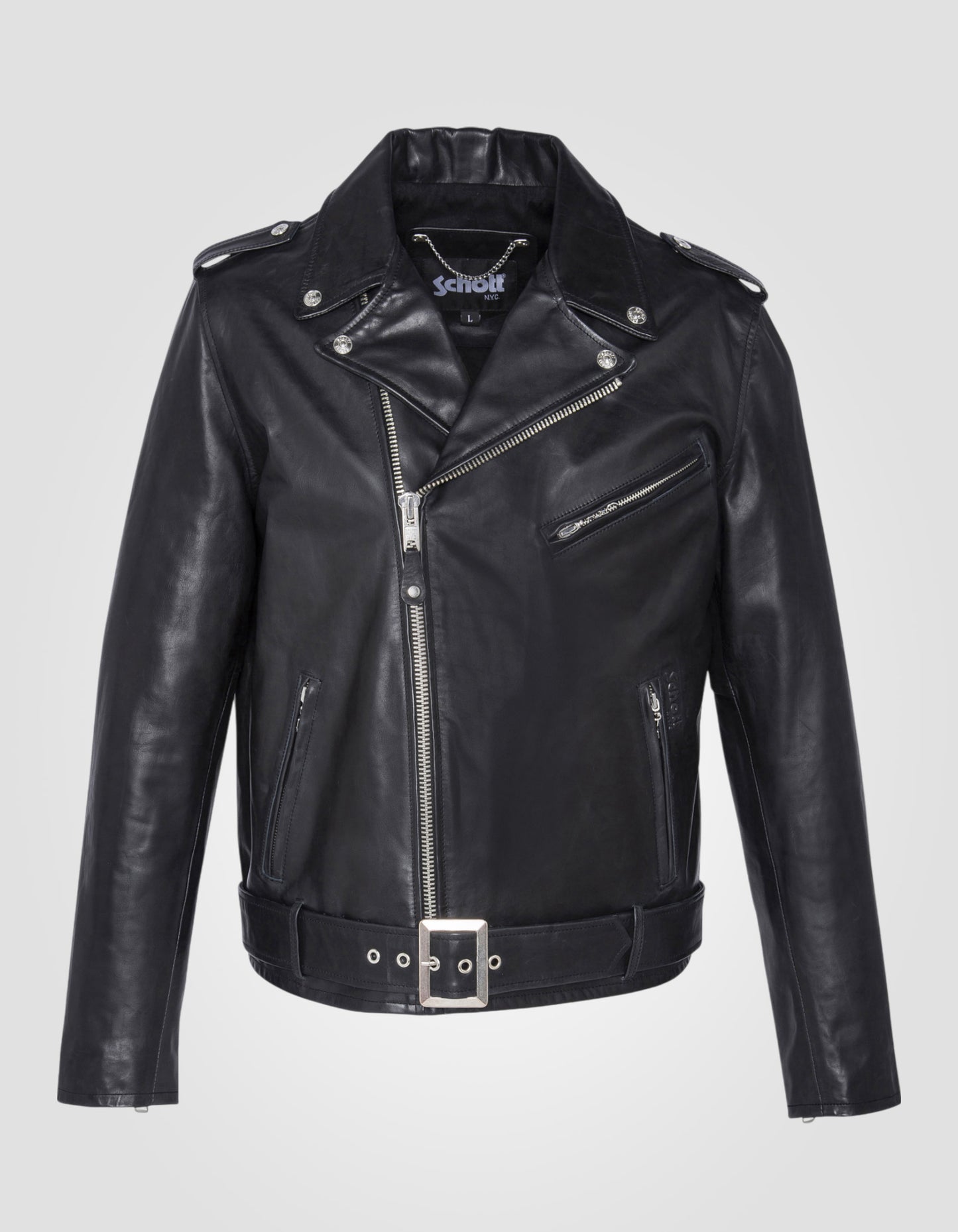 Blouson Perfecto® avec ceinture, cuir de vachette