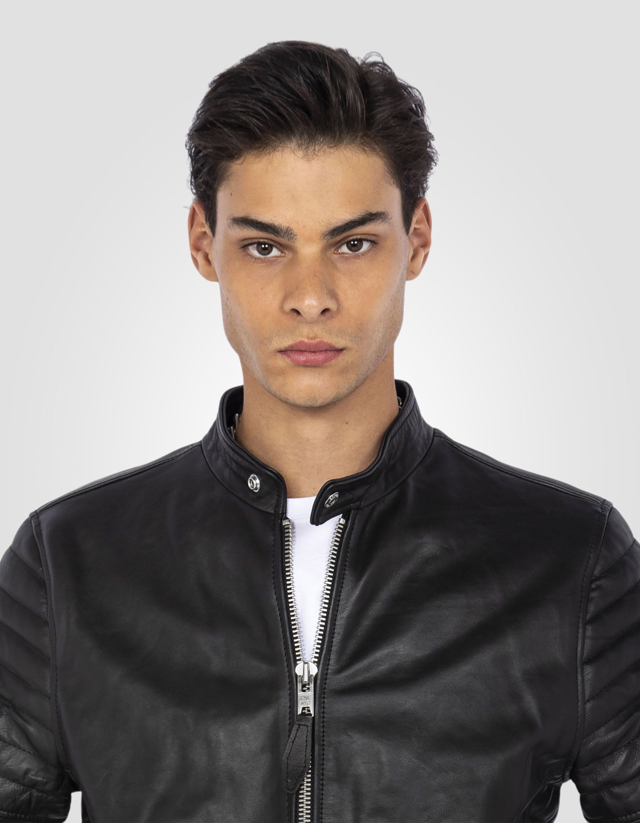 Classic Biker jacket, cowhide leather-5