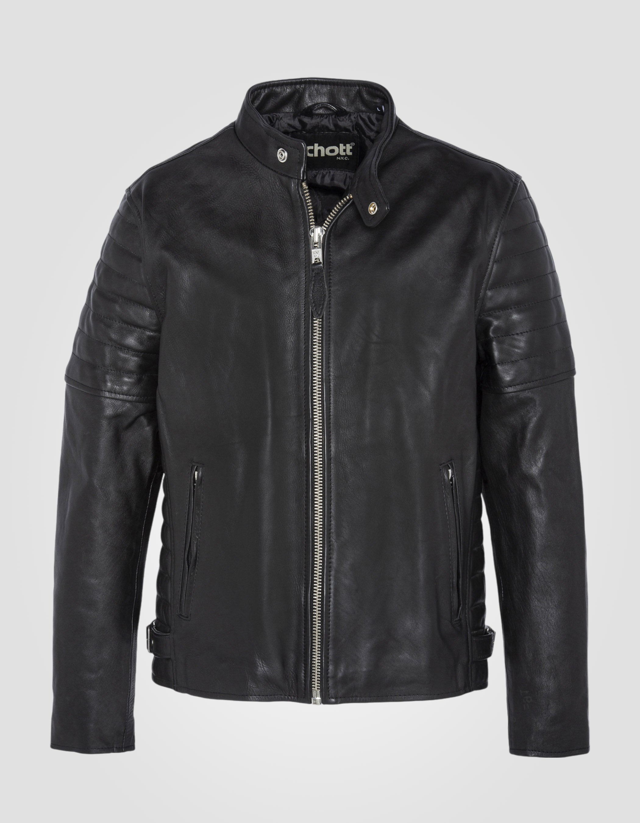 Classic Biker jacket, cowhide leather-2