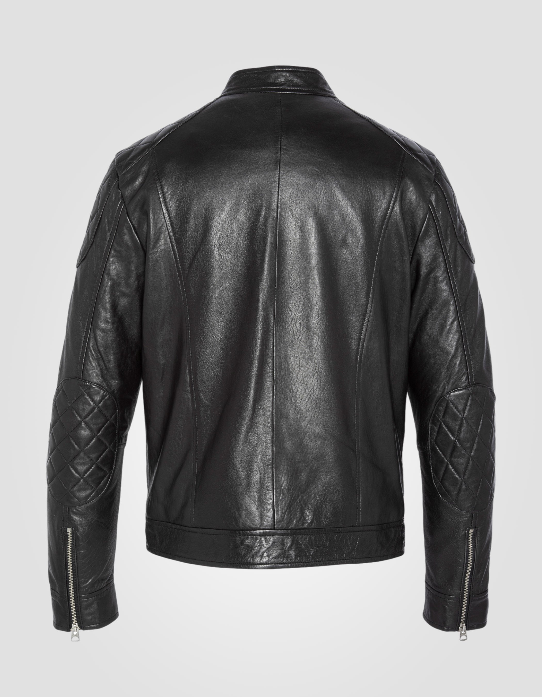 Biker jacket, lambskin leather-2