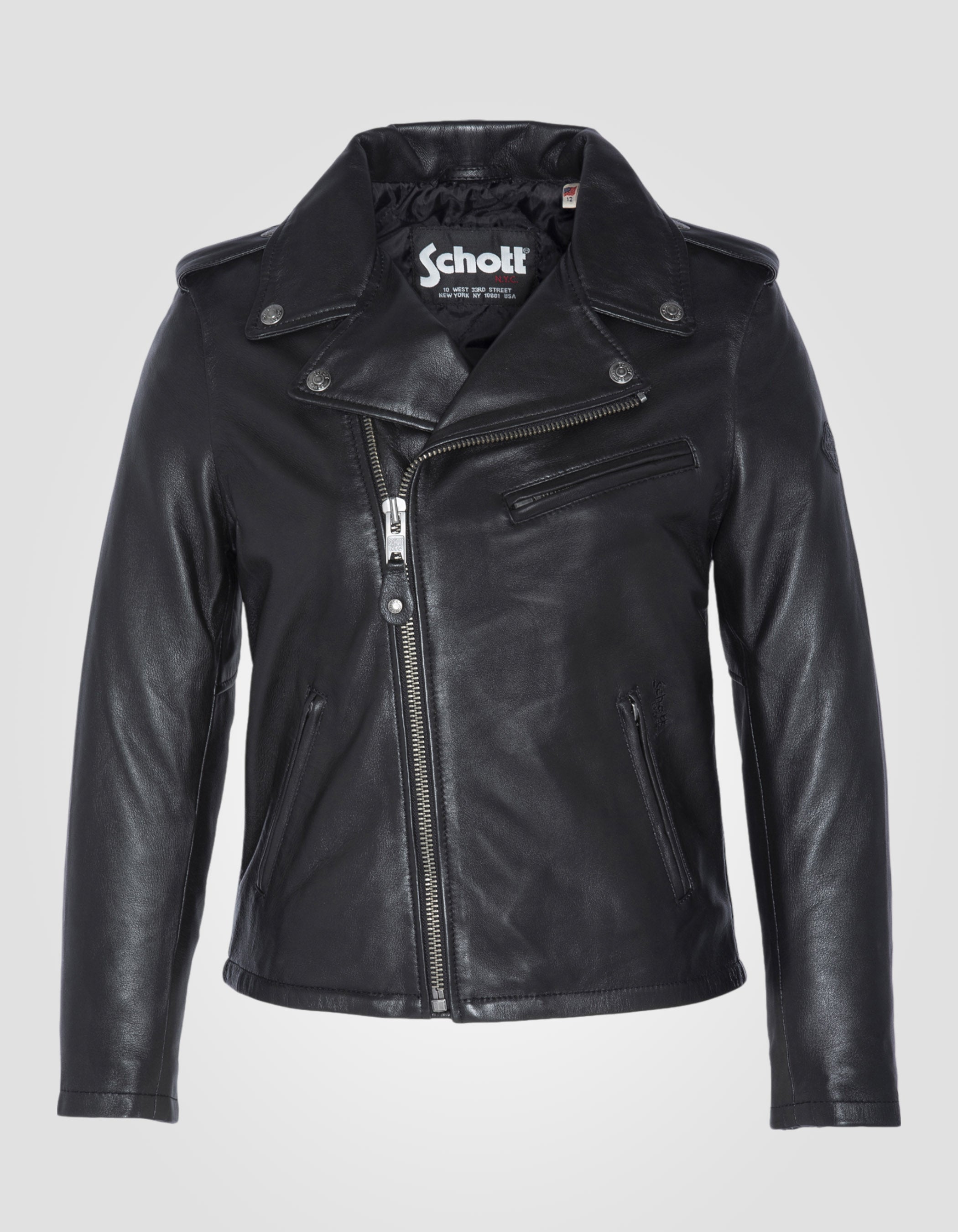 Kids Perfecto® jacket, lambskin leather-2