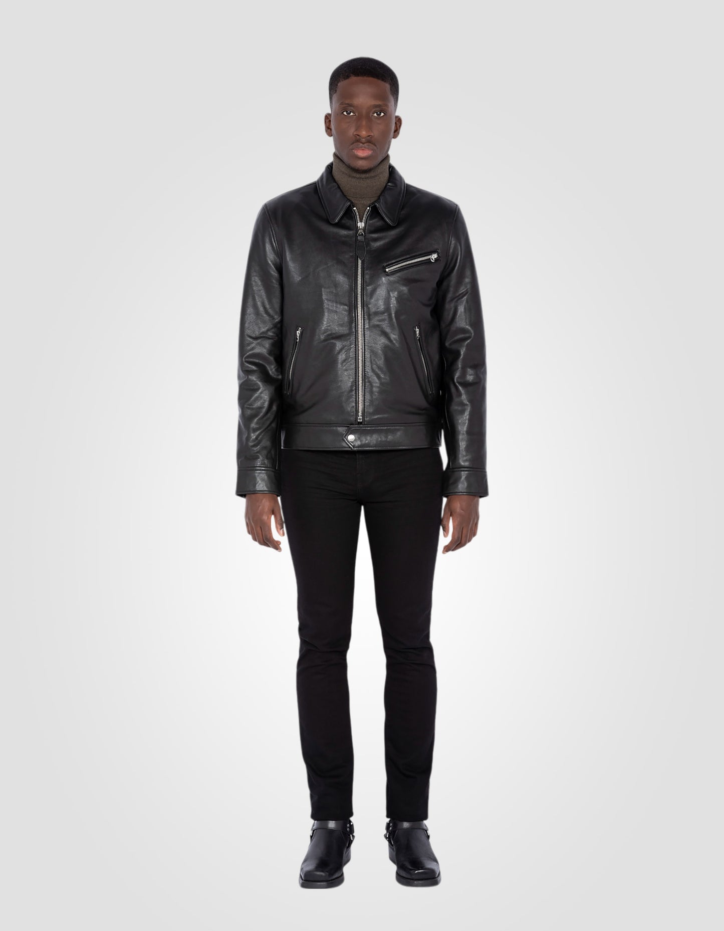 Urban jacket, cowhide leather