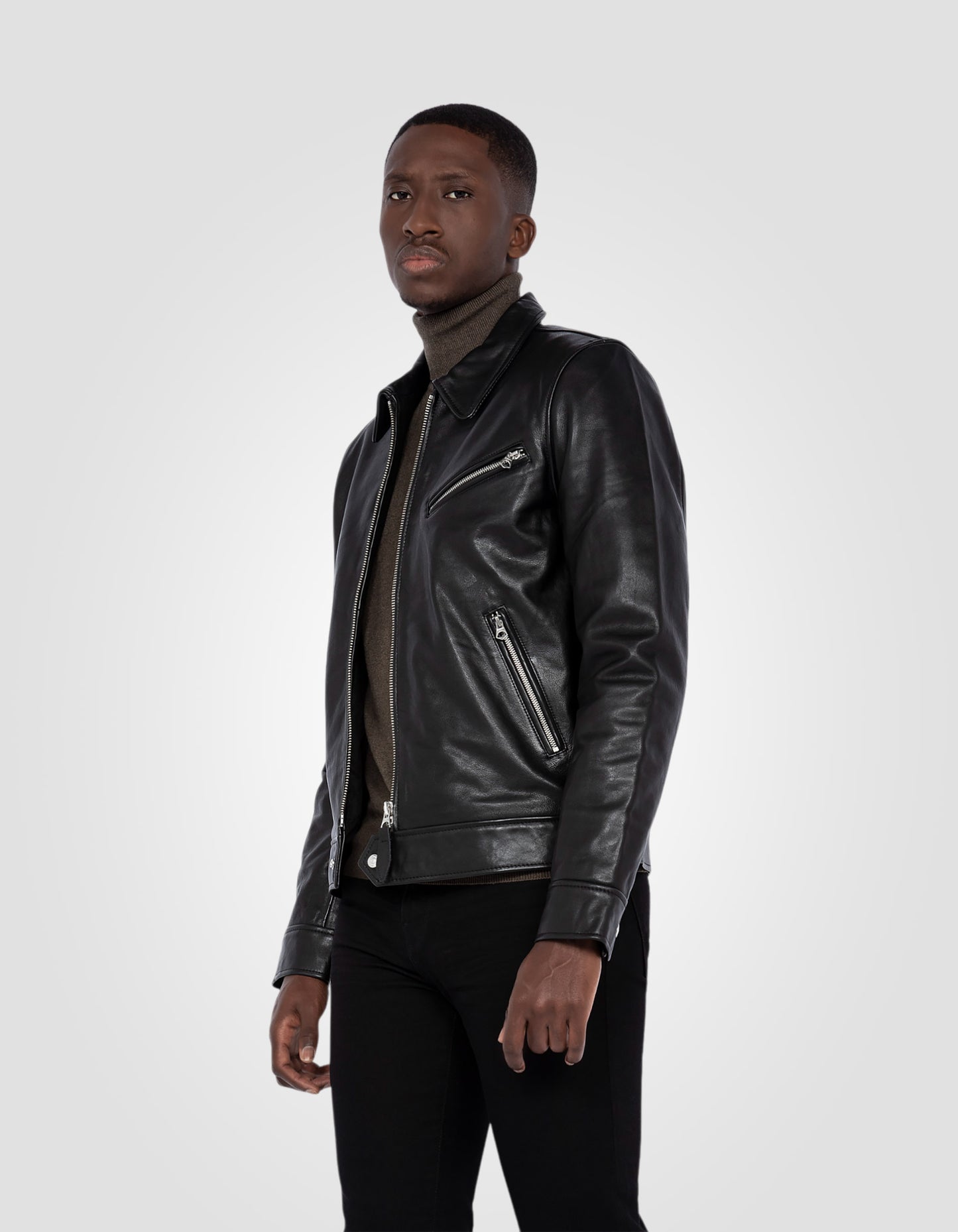 Urban jacket, cowhide leather