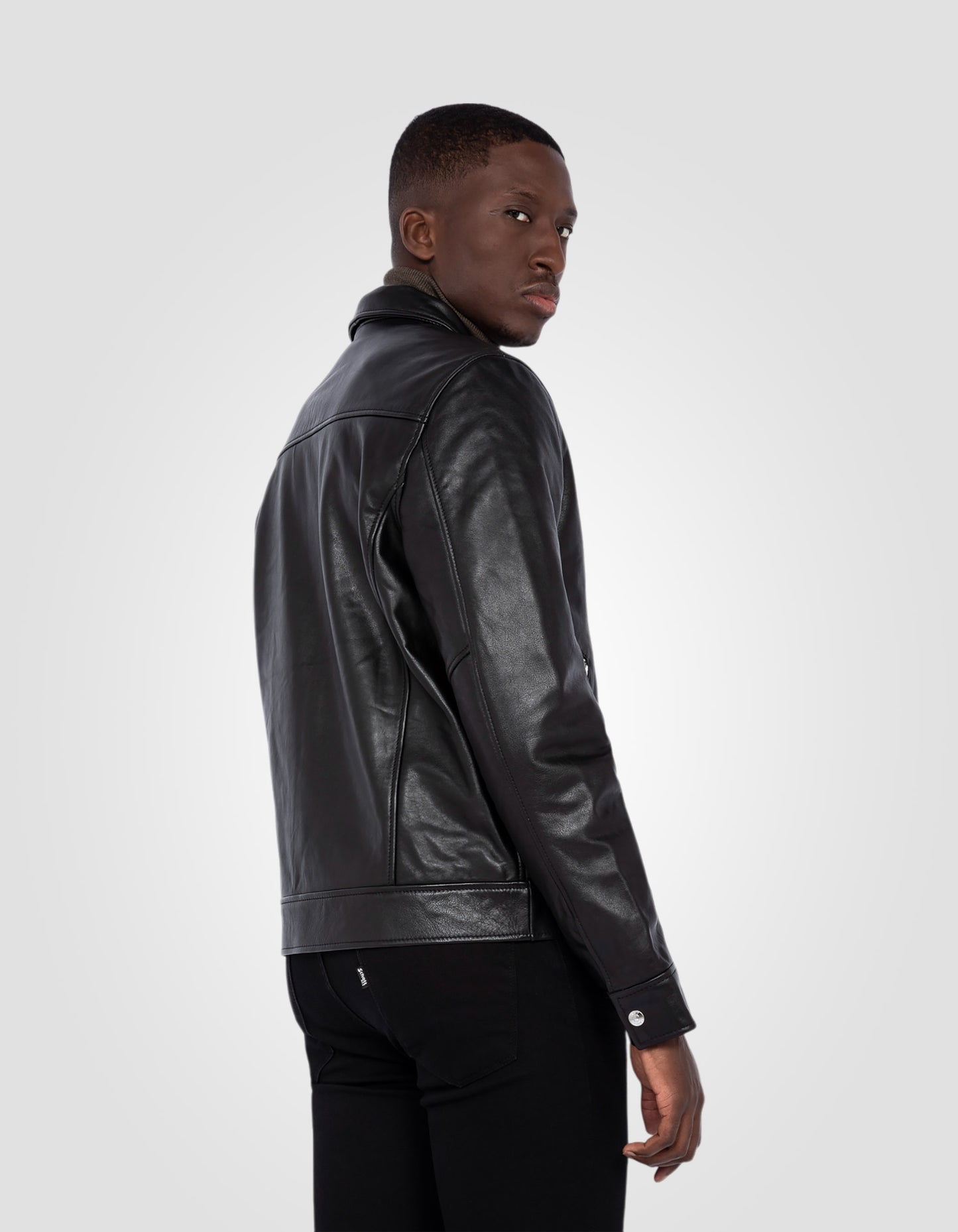 Urban jacket, cowhide leather