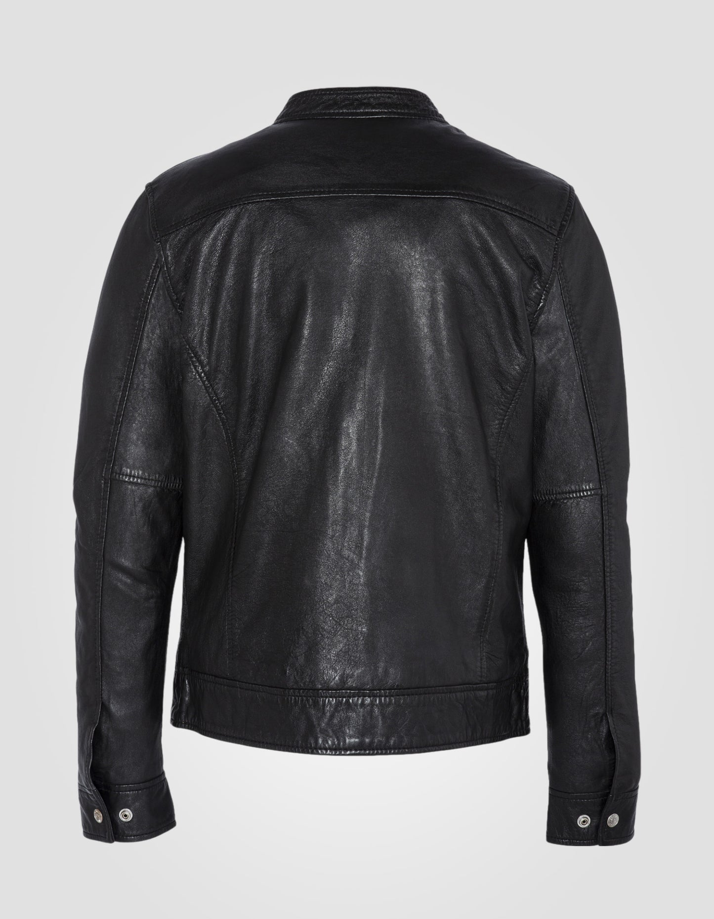 Biker jacket, lambskin leather