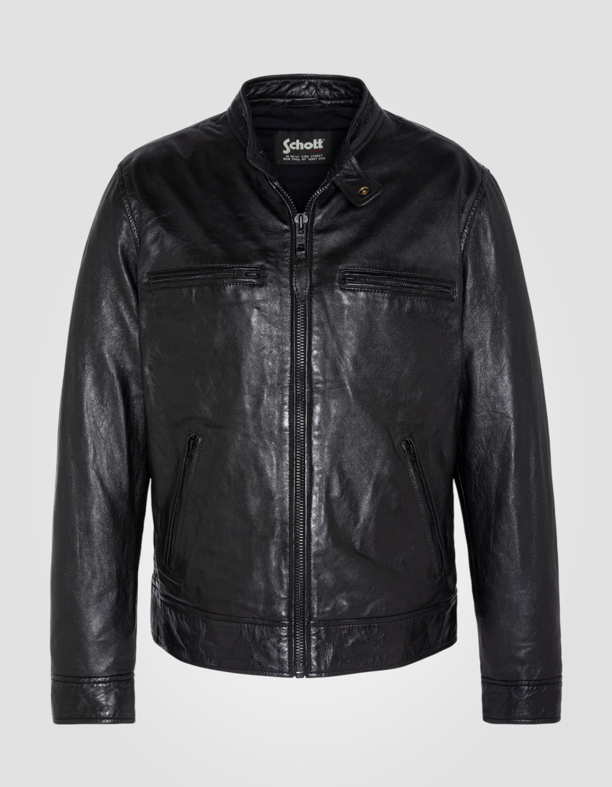 Biker jacket, lambskin leather-2