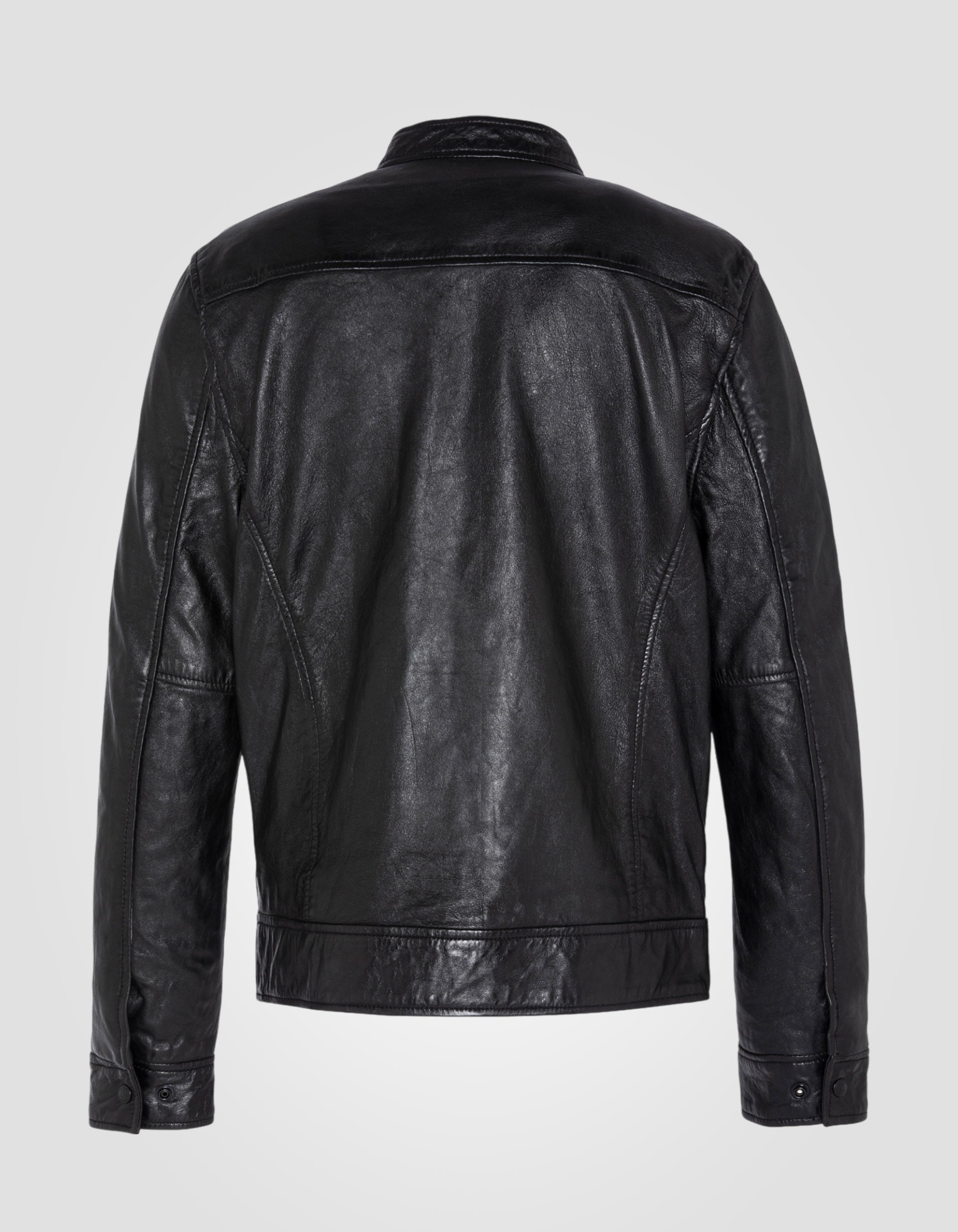 Biker jacket, lambskin leather-8