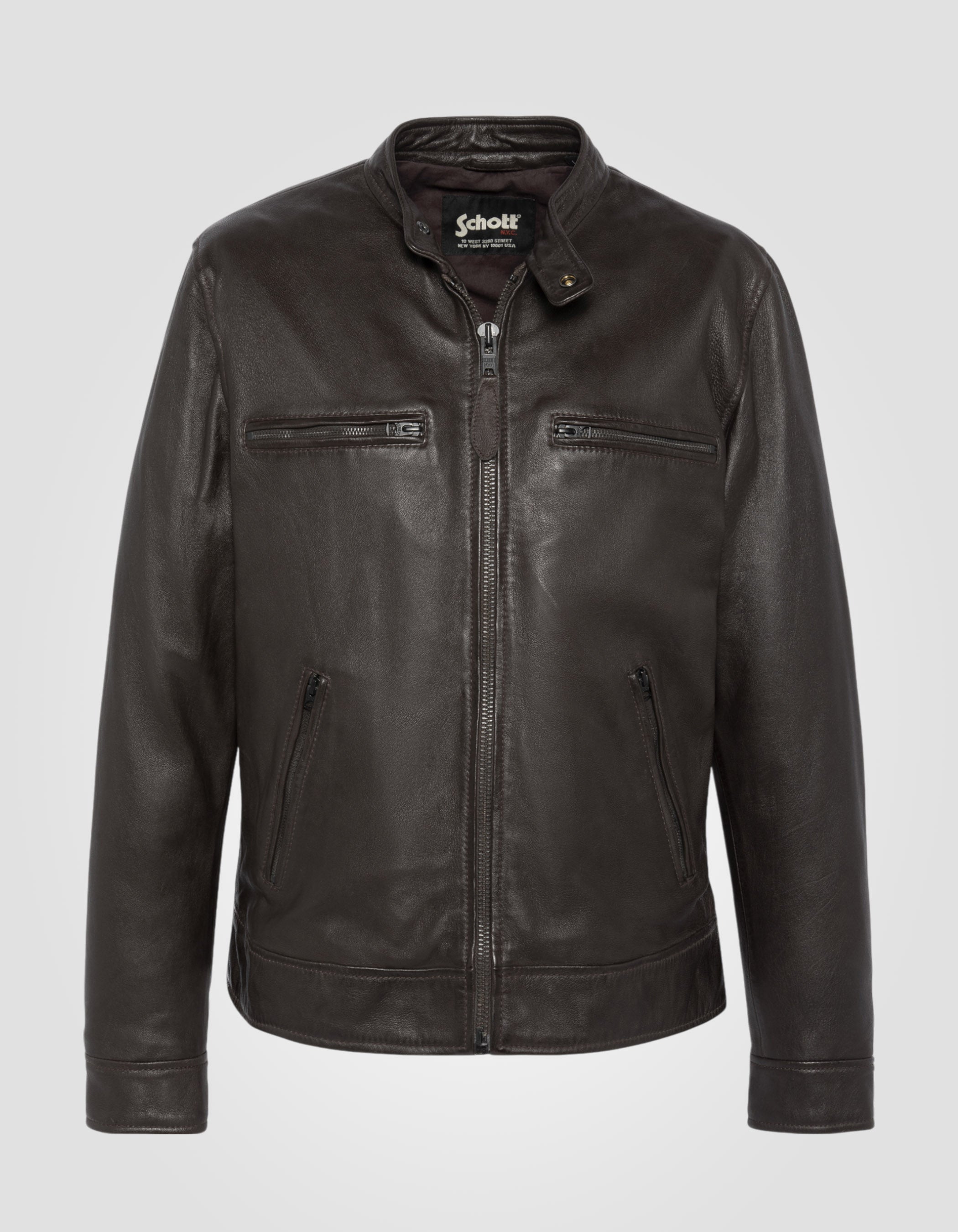 Biker jacket, lambskin leather-2