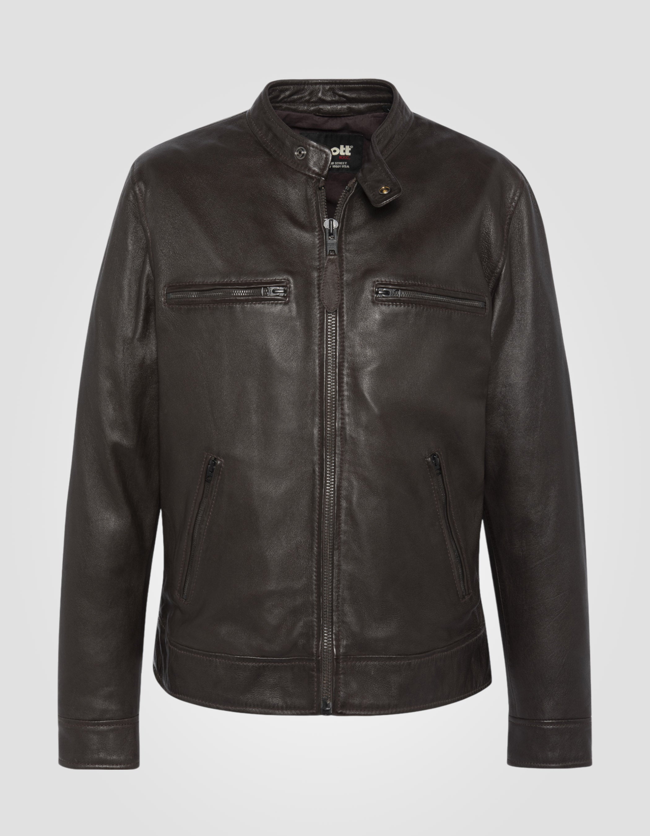 Biker jacket, lambskin leather-7