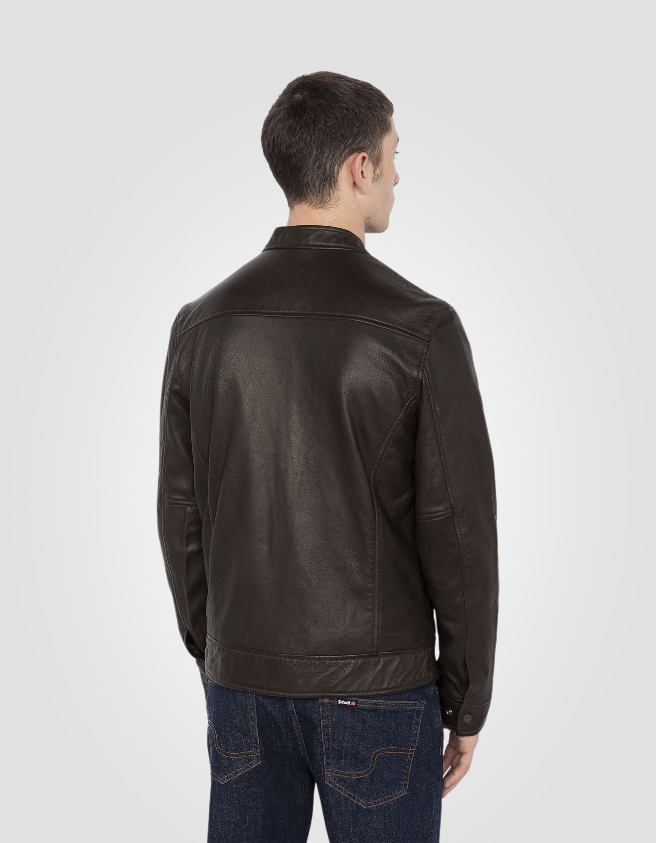 Biker jacket, lambskin leather-6