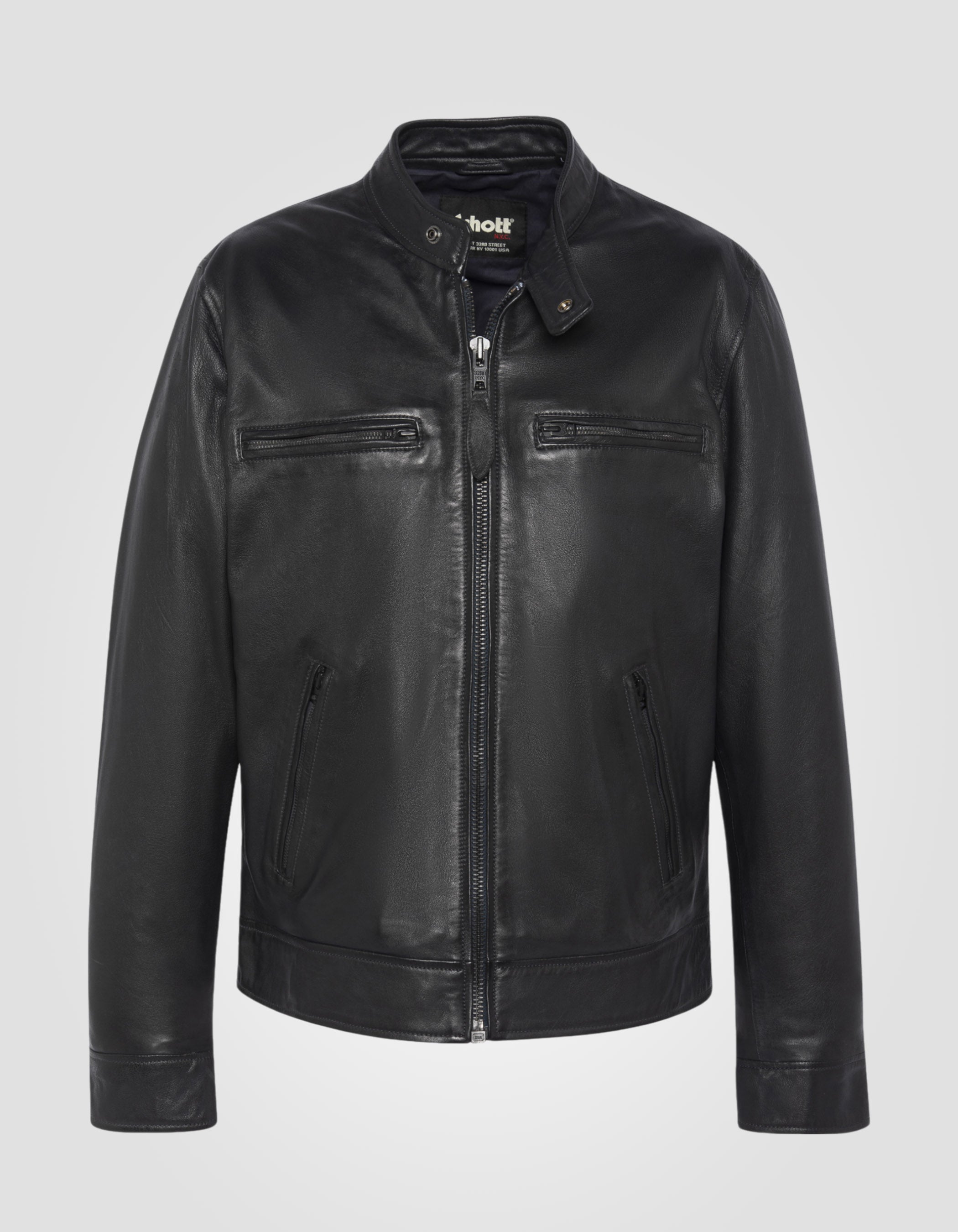 Biker jacket, lambskin leather-3