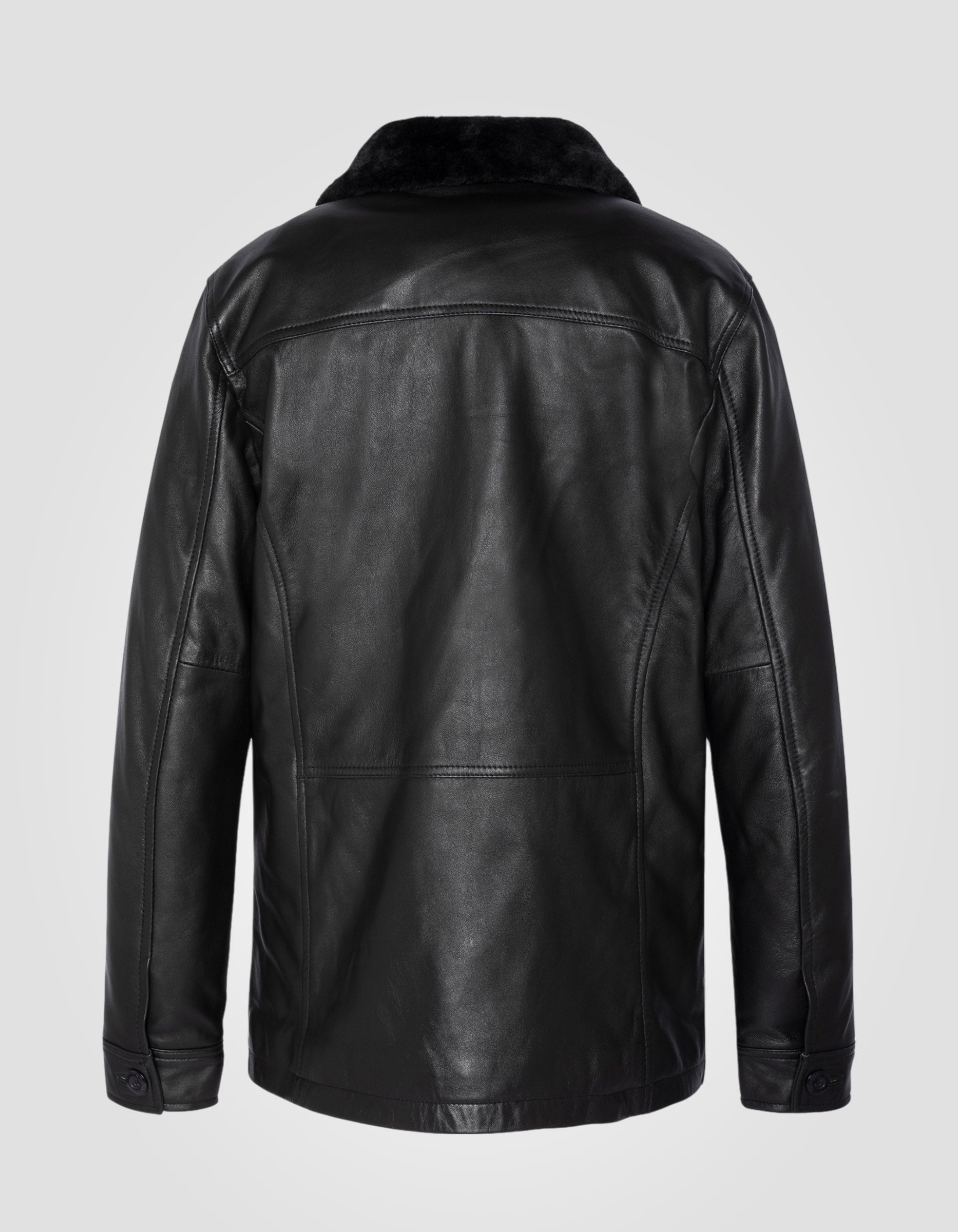 Casual jacket, lambskin leather-2