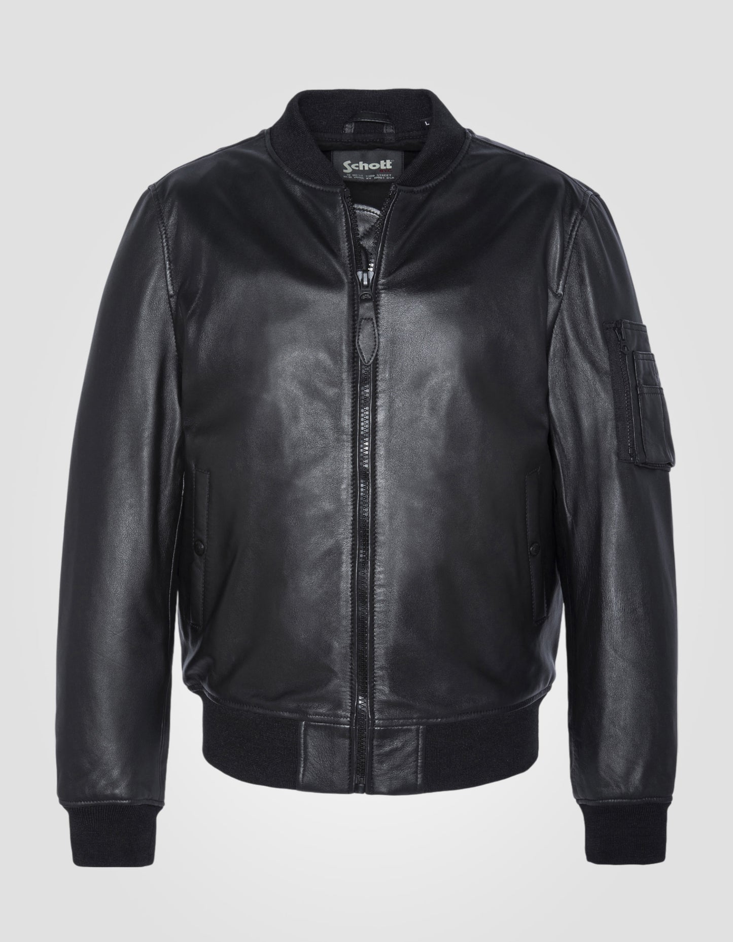 Blouson Bomber, cuir d'agneau