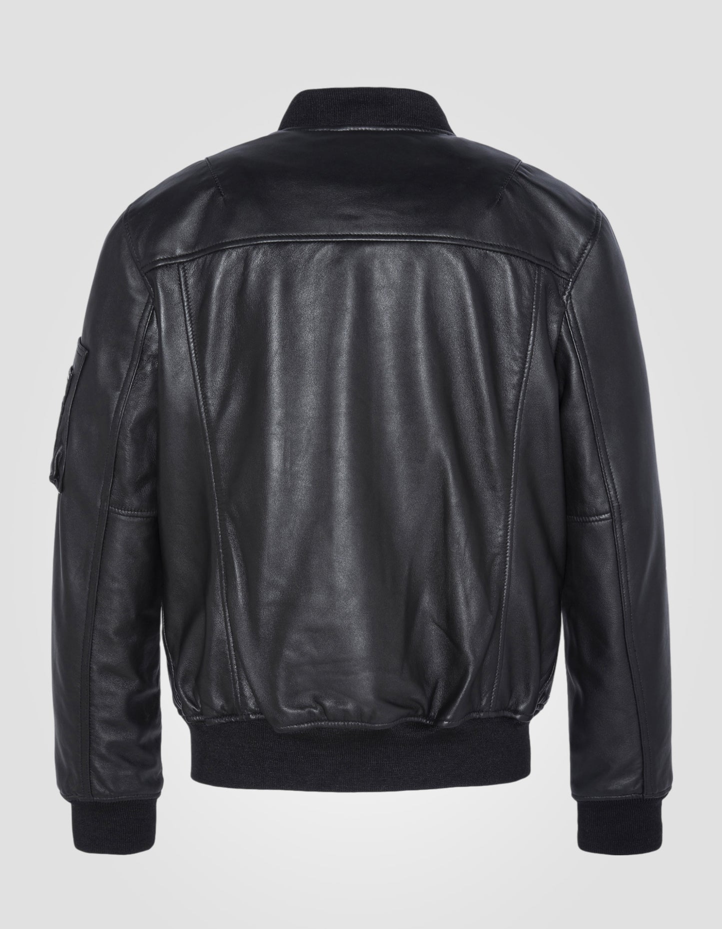 Blouson Bomber, cuir d'agneau