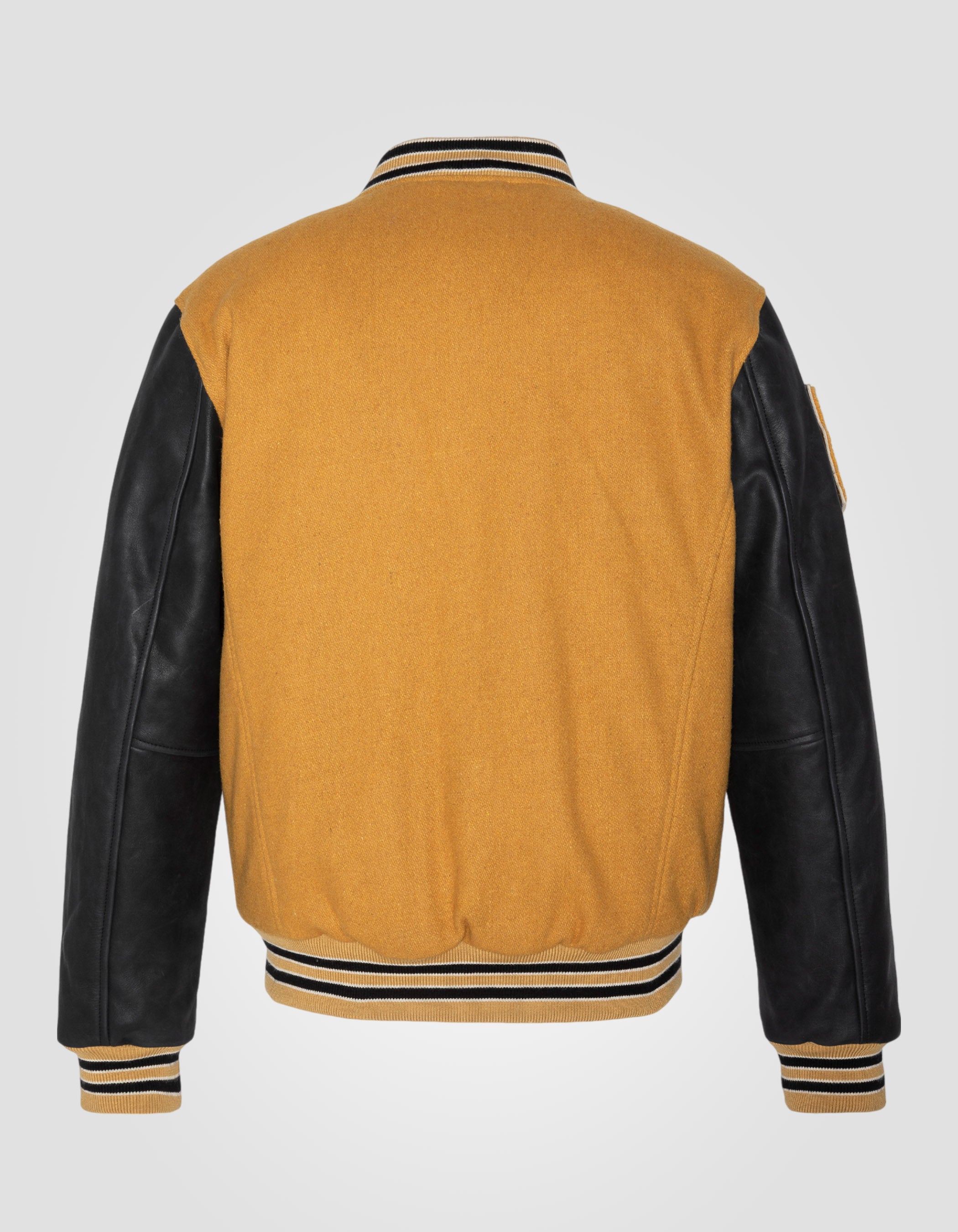 Varsity jacket, cowhide leather-2