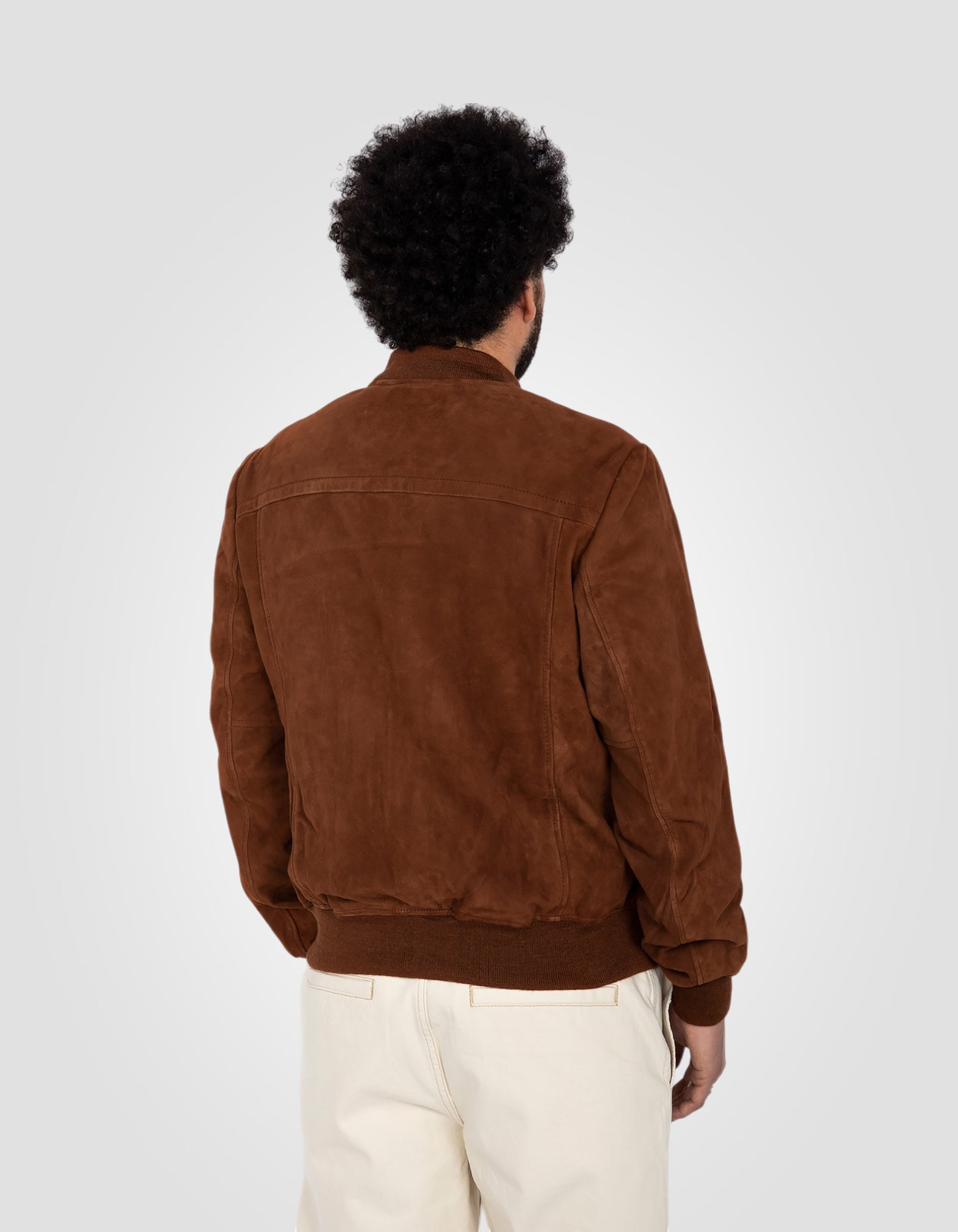 Blouson rétro, cuir de chèvre