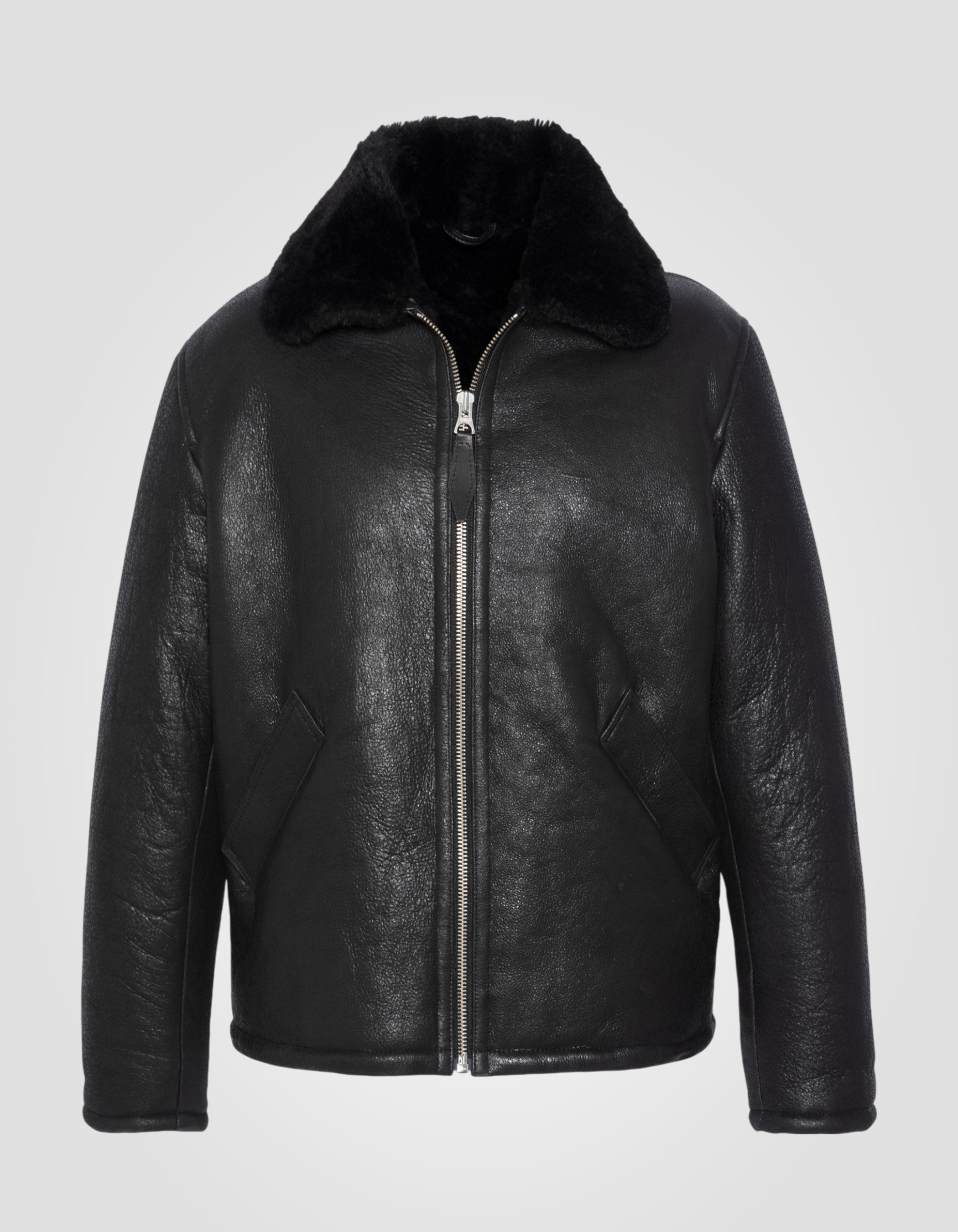 Casual jacket, double-face sheepskin leather-2