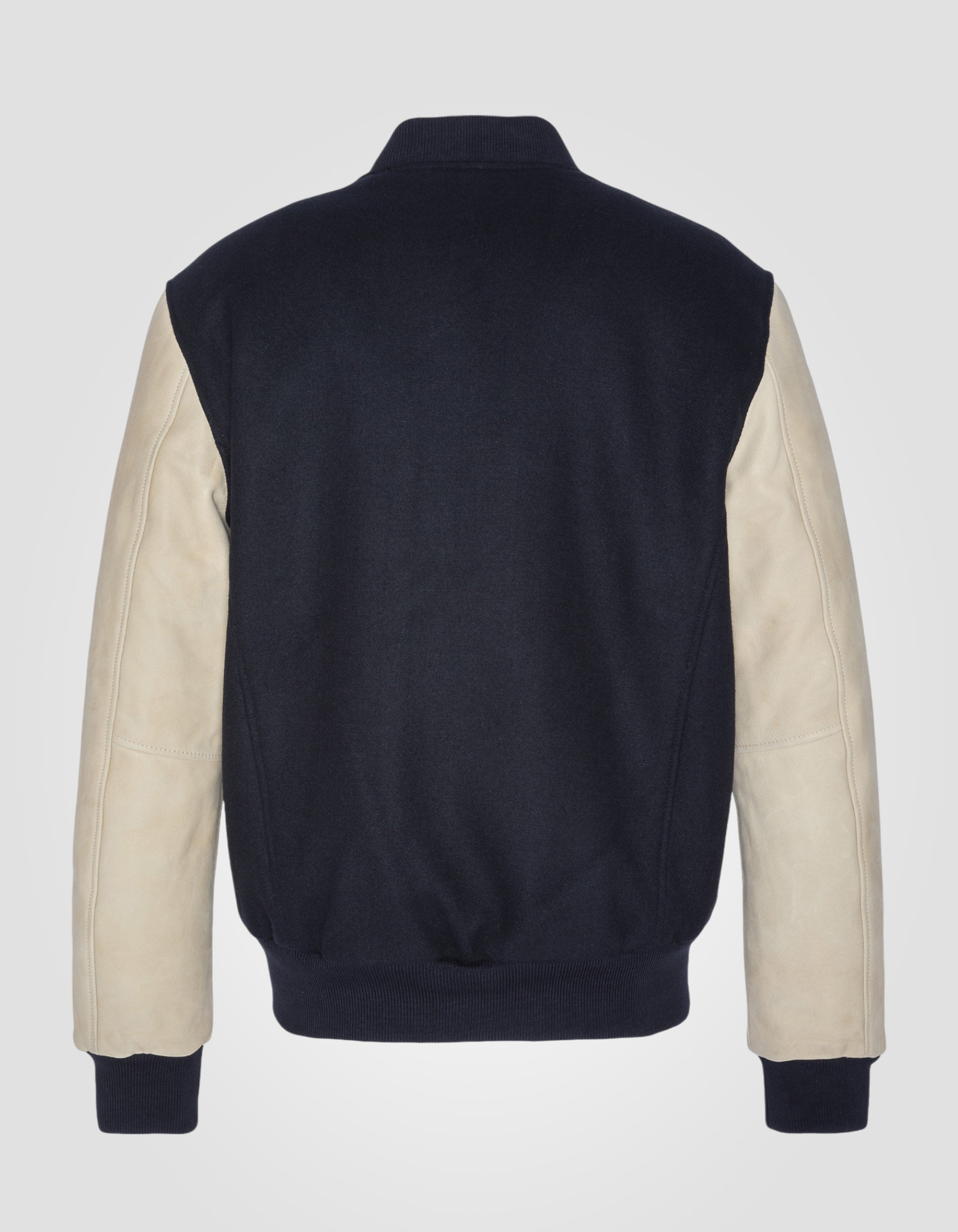 Varsity jacket, cowhide leather-2