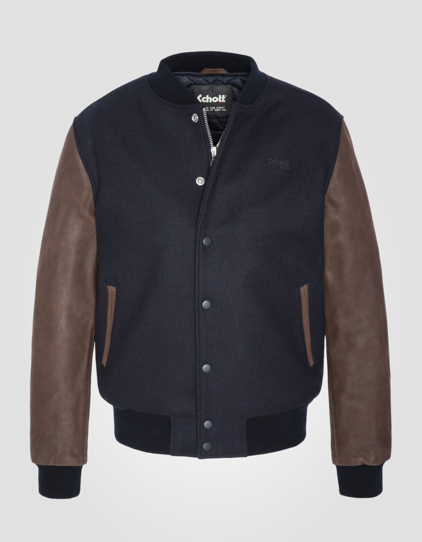 Blouson teddy, cuir de vachette