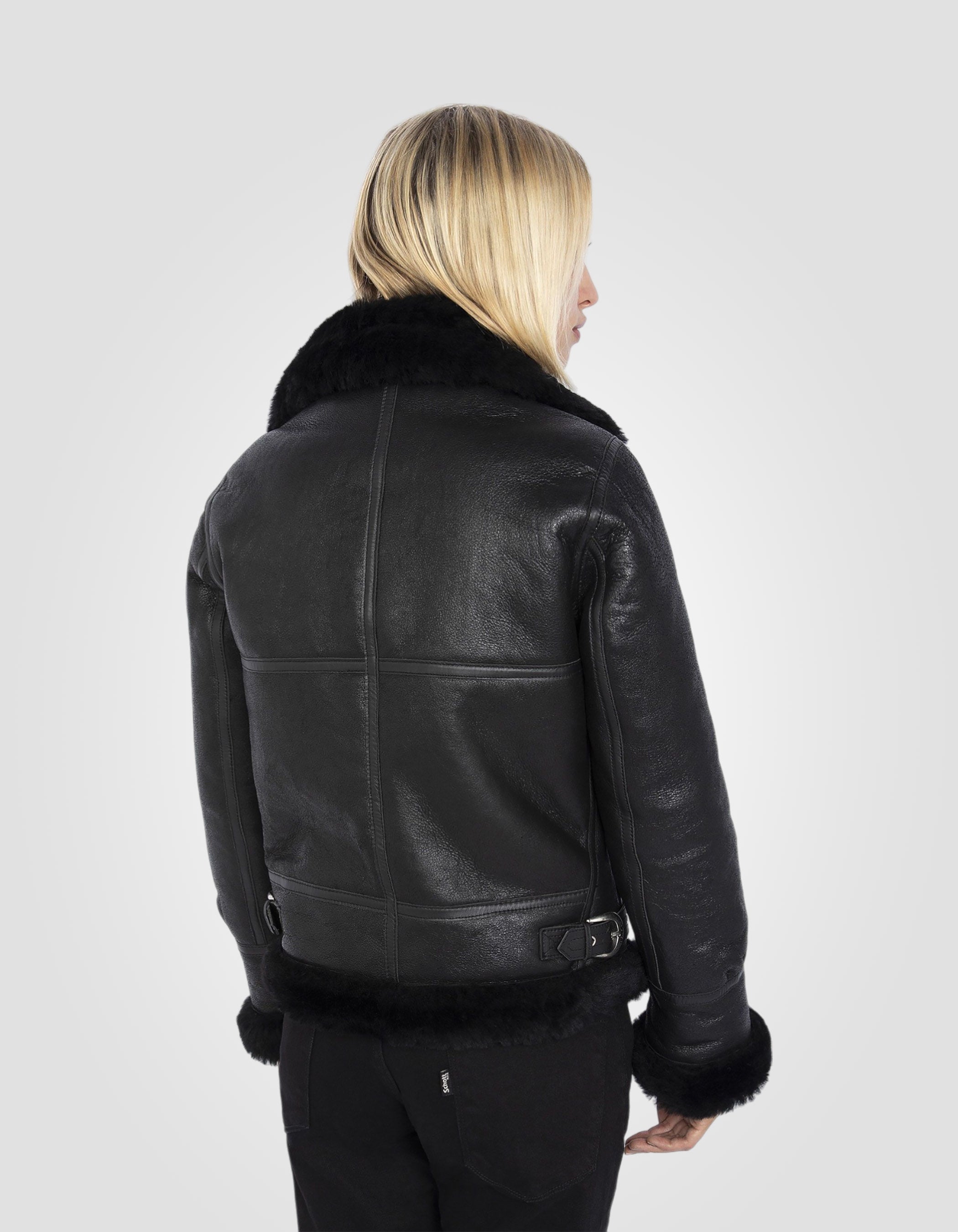 Bomber jacket, type B-3, sheepskin leather-7